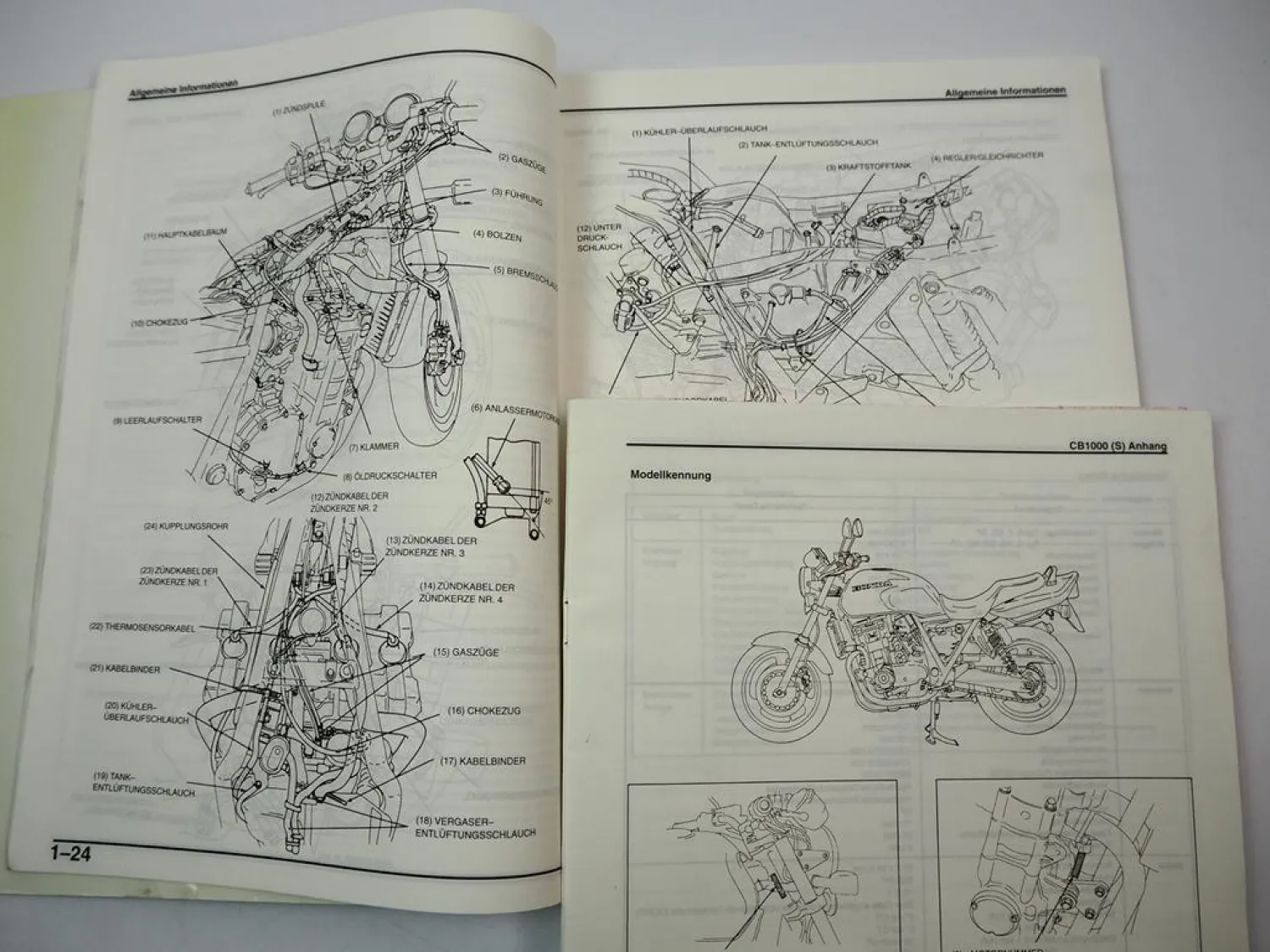 Honda CB1000 Super Four Big one SC30 Werkstatthandbuch Reparaturanleitung 1993-95