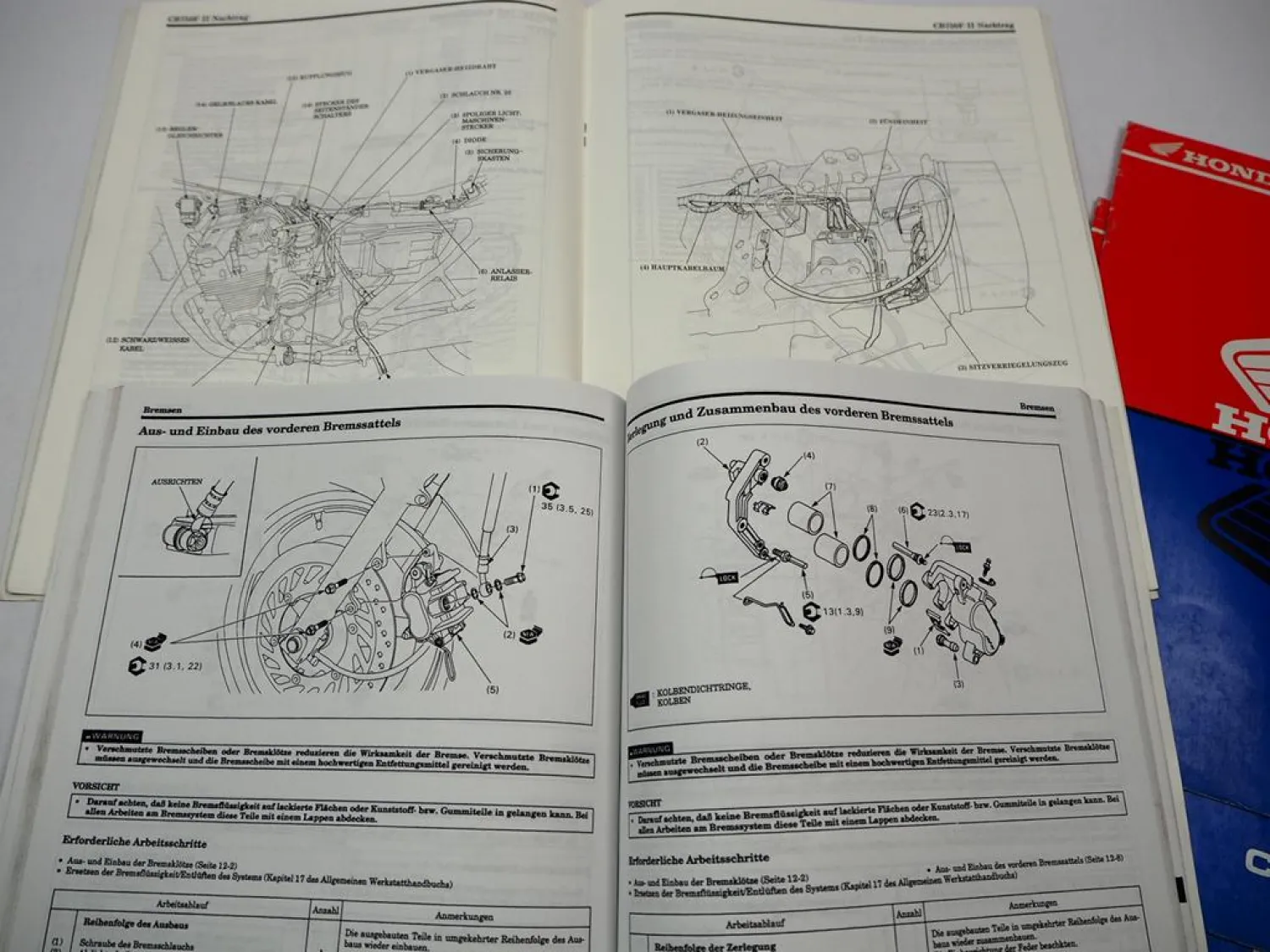 Honda CB750F2 Modell RC42 Werkstatthandbuch 1992 - 1996 Reparaturanleitung