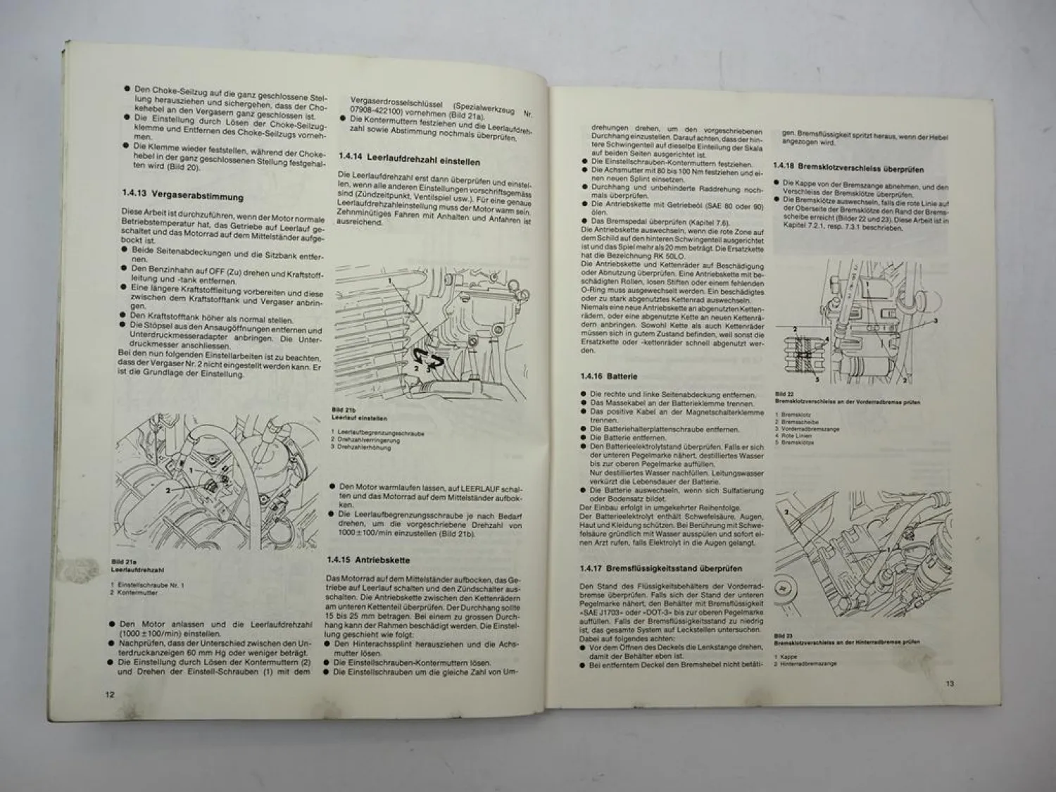 Honda CB900 FZ FA Boldor ab 1978 Reparaturanleitung Werkstatthandbuch Bucheli 5023