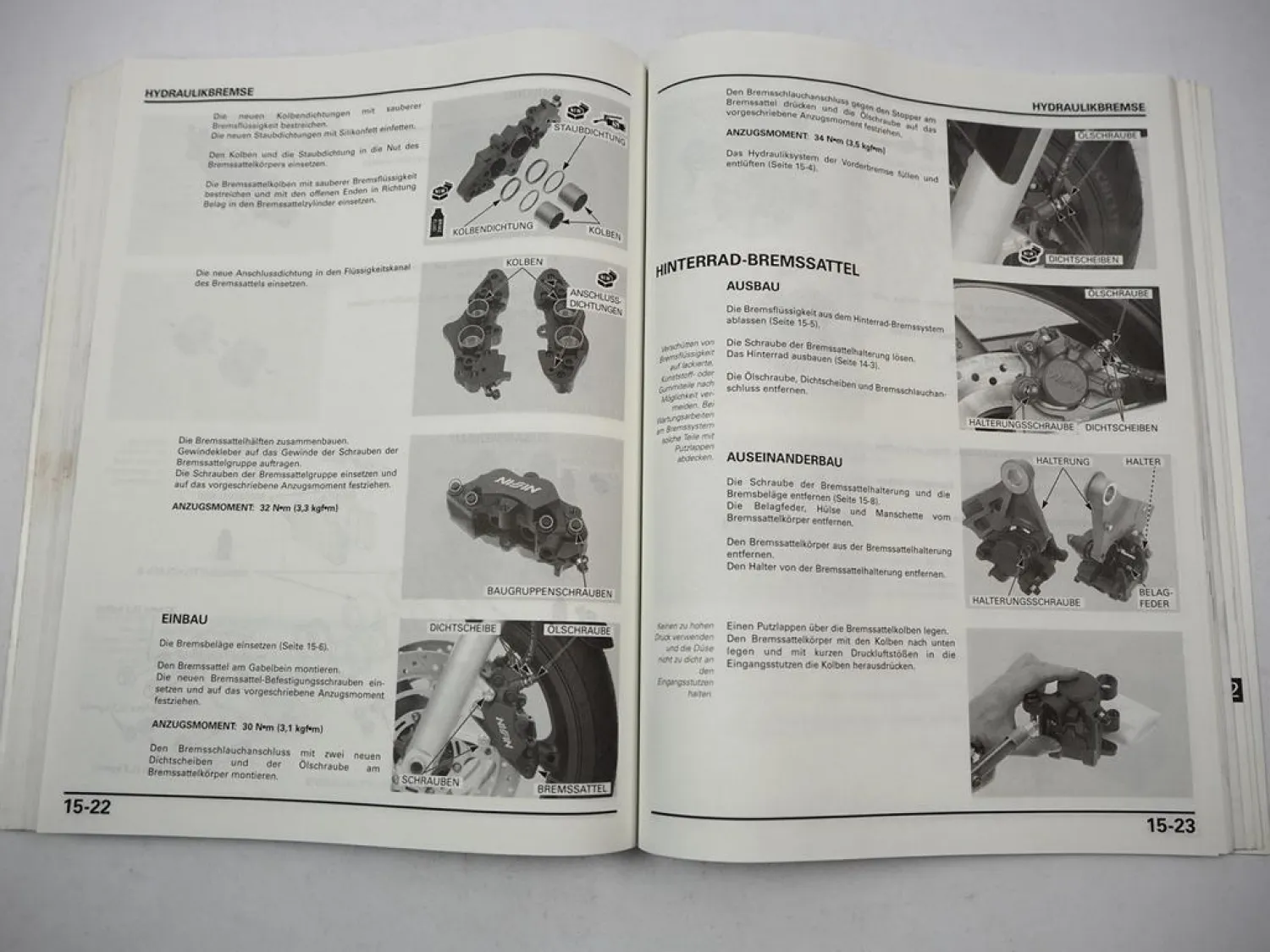Honda CB900F2 Hornet Reparaturanleitung 2001 Werkstatthandbuch