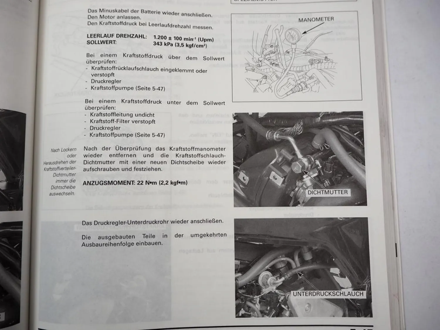 Honda CB900F2 Hornet Reparaturanleitung 2001 Werkstatthandbuch