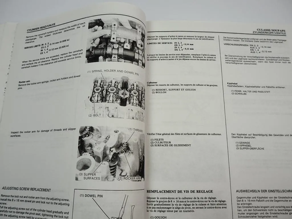 Honda CBR1000F SC21 Werkstatthandbuch 1987 Shop Manual Reparaturanleitung