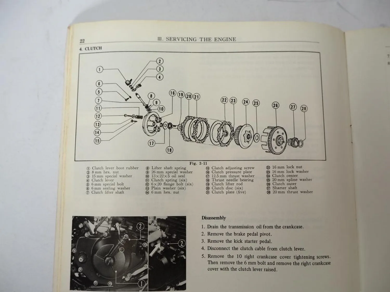 Honda CR125M Elsinore K2 Motocross Owners Manual Parts Catalog 1973