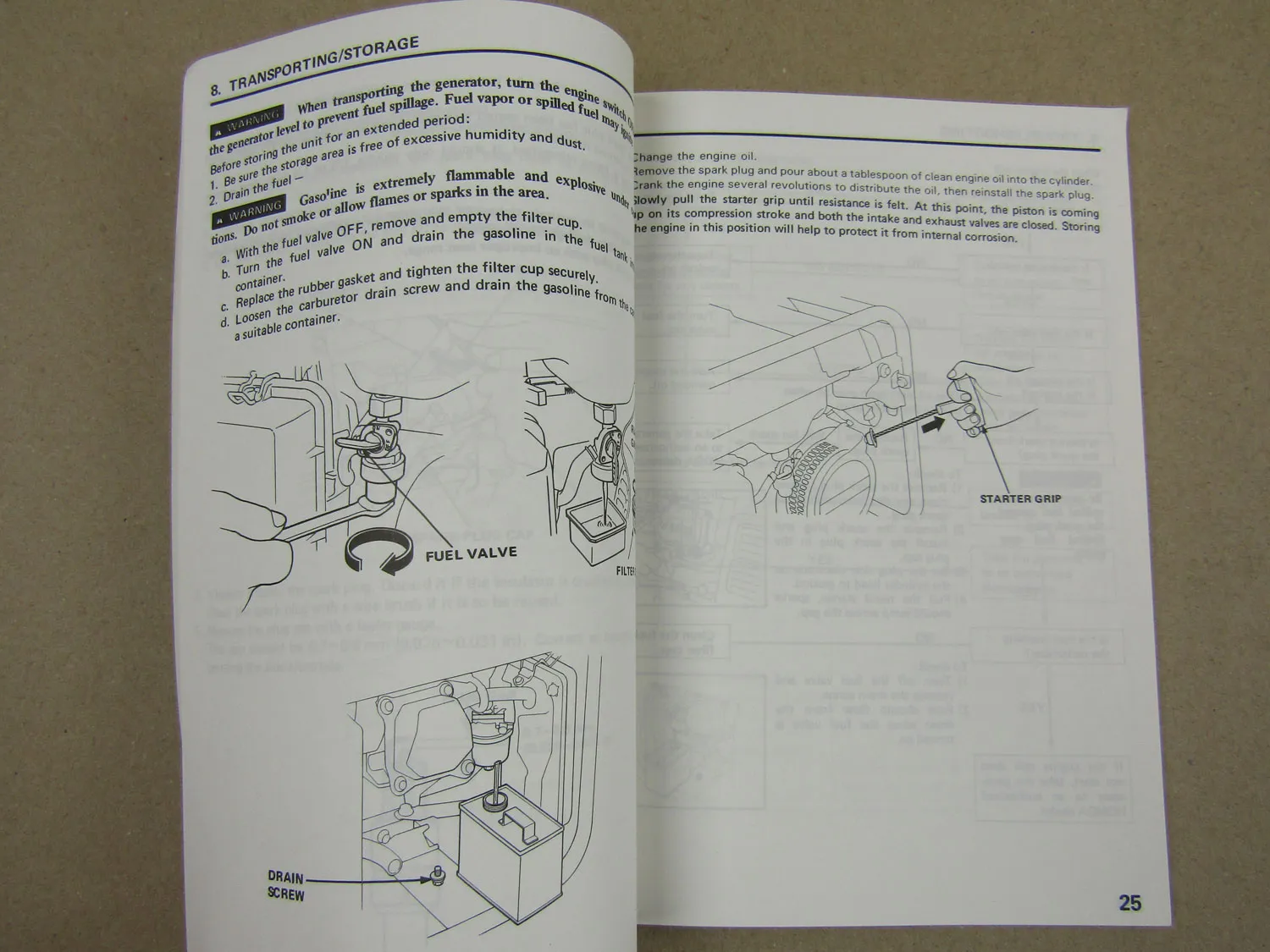 Honda EM 1500 1800 2200 2500 X Bedienungsanleitung Wartung Owners Manual 1991