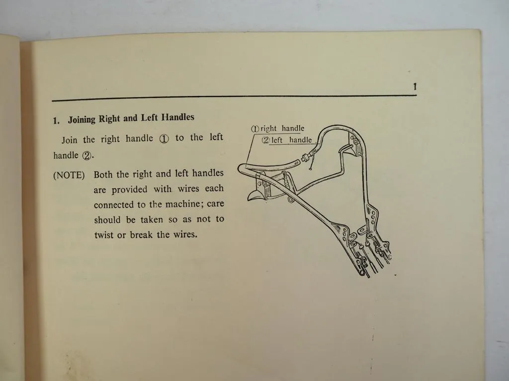 Honda F60 Tiller Einachsschlepper Service Manual Assembling Montageanleitung