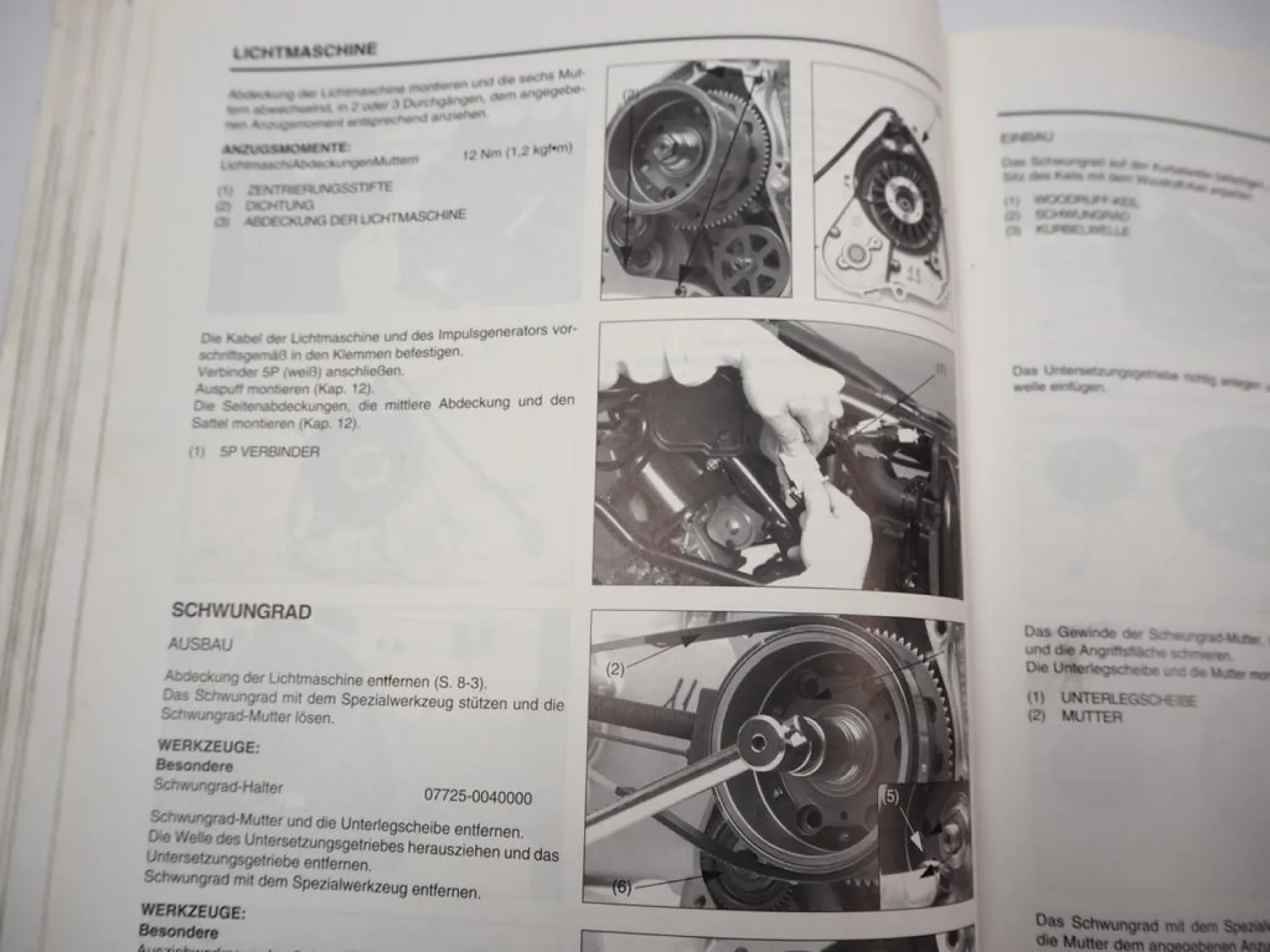 Honda FES 125 150 W Werkstatthandbuch 1998 Original Reparaturanleitung Deutsch