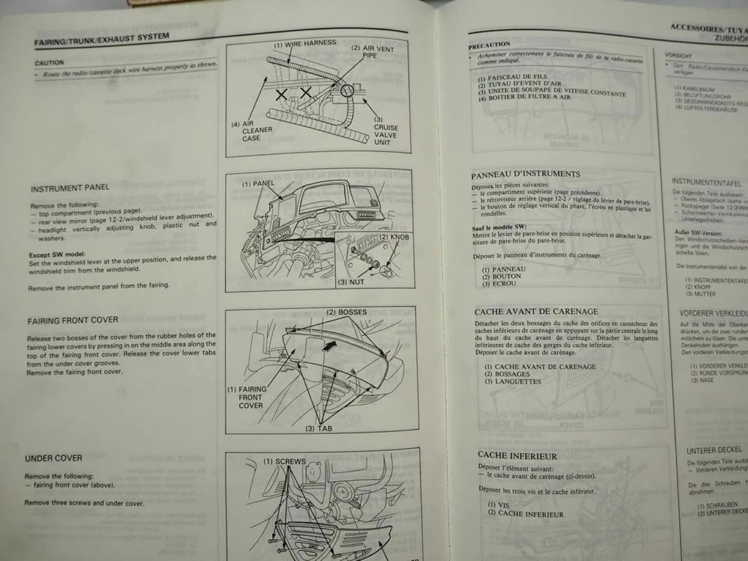 Honda GL1500 Goldwing Werkstatthandbuch 1988-1998 Reparaturaneitung +9 Nachträge