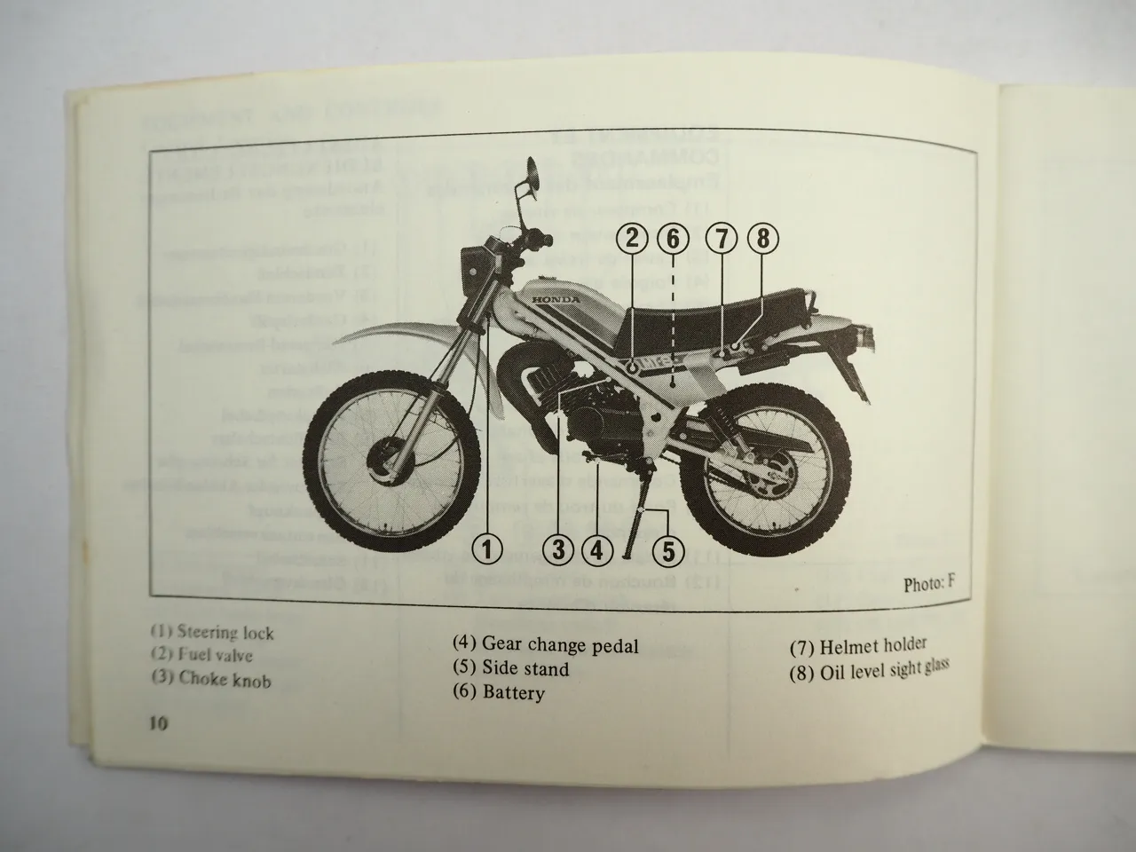 Honda MT80 S Betriebsanleitung Manuel du conducteur Owners Manual 1980