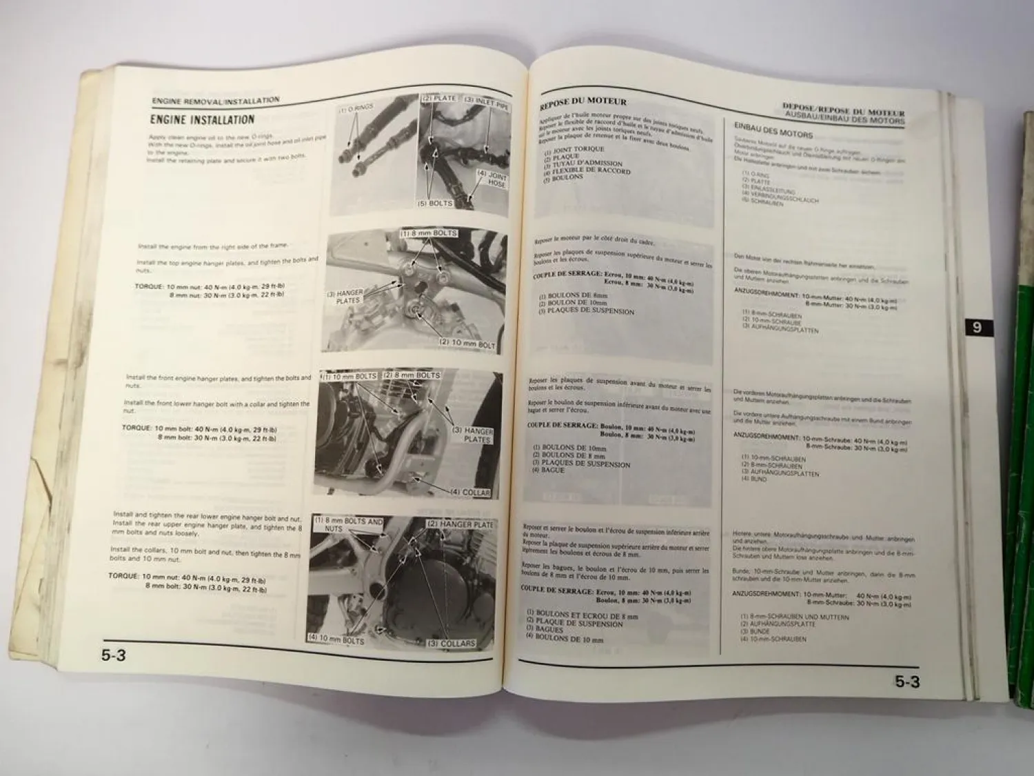 Honda NX500 NX650 Dominator RD02 Werkstatthandbuch Shop Manual 1988 - 1991