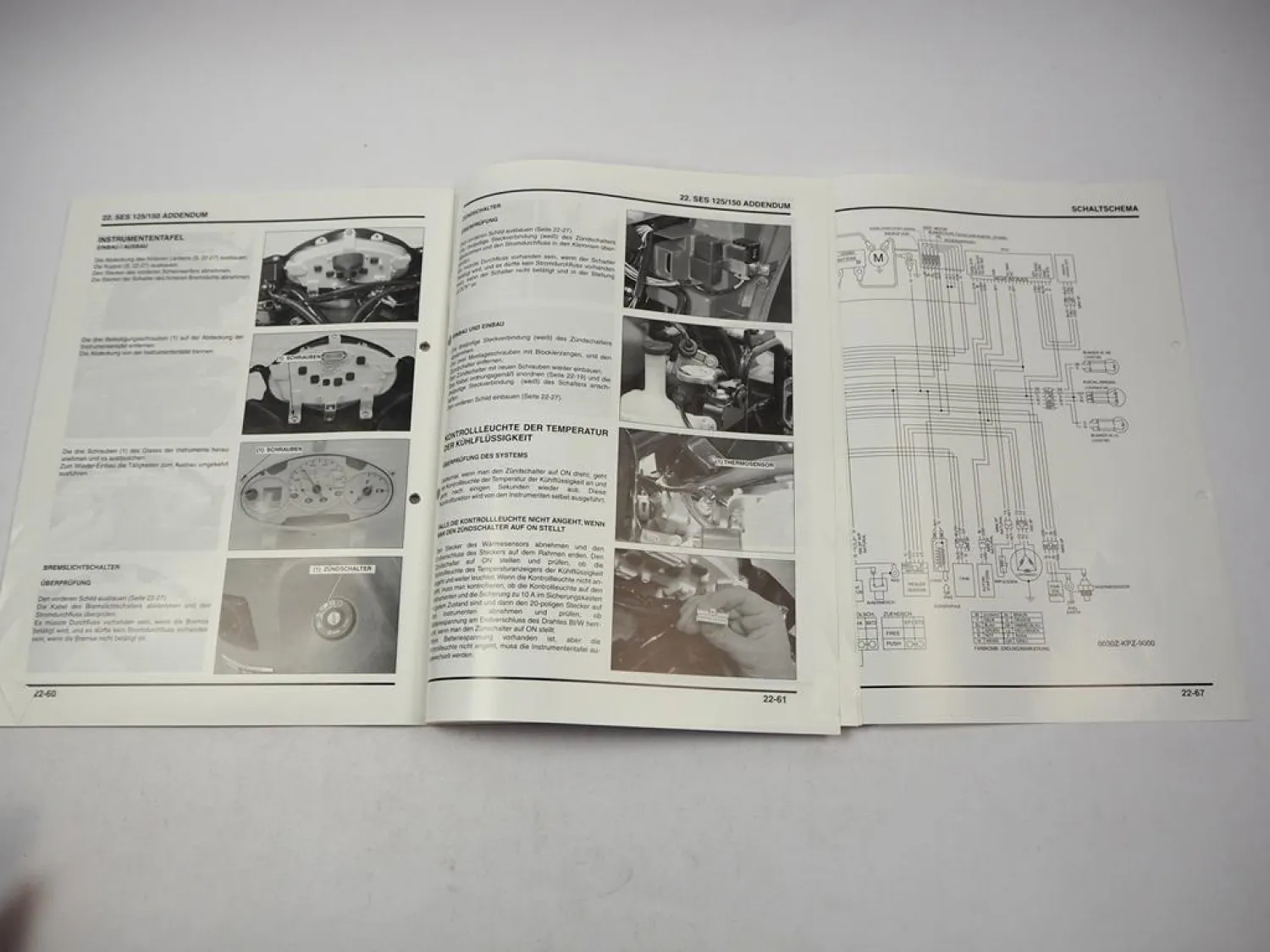 Honda SES 125 150 JF10 Werkstatthandbuch Ergänzung 2002 Orig. Reparaturanleitung
