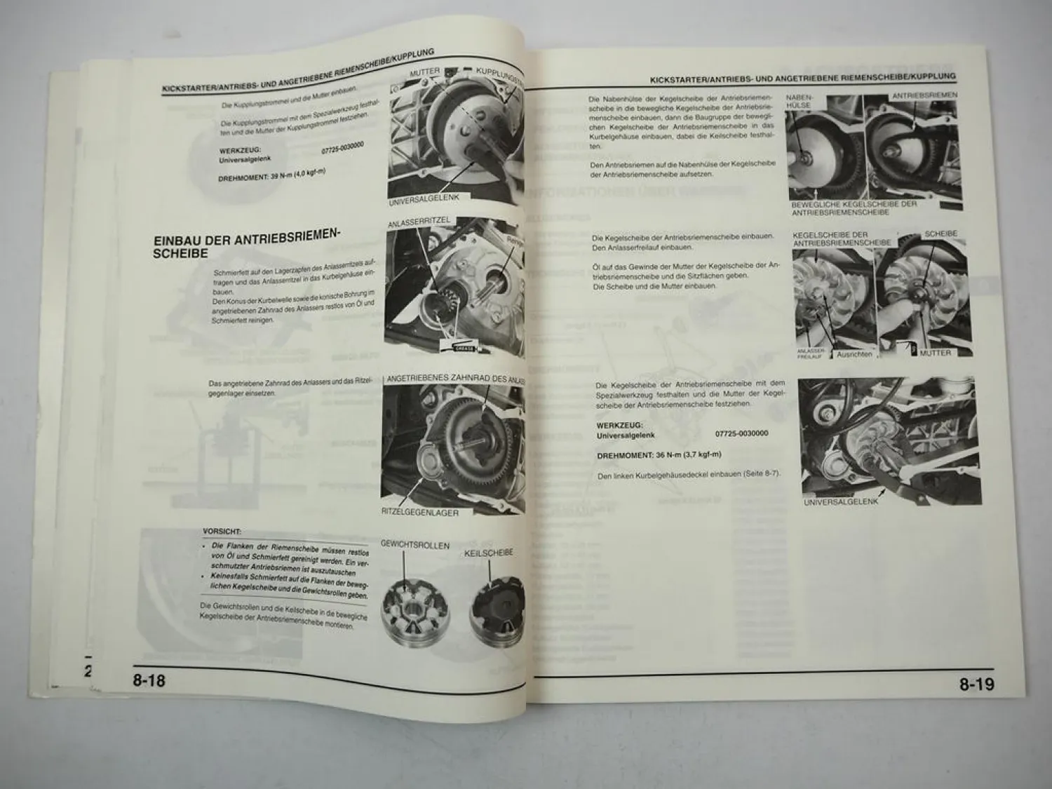 Honda Shadow 50 90 SRX50 SRX90 HF09 Rebel Werkstatthandbuch Reparaturanleitung