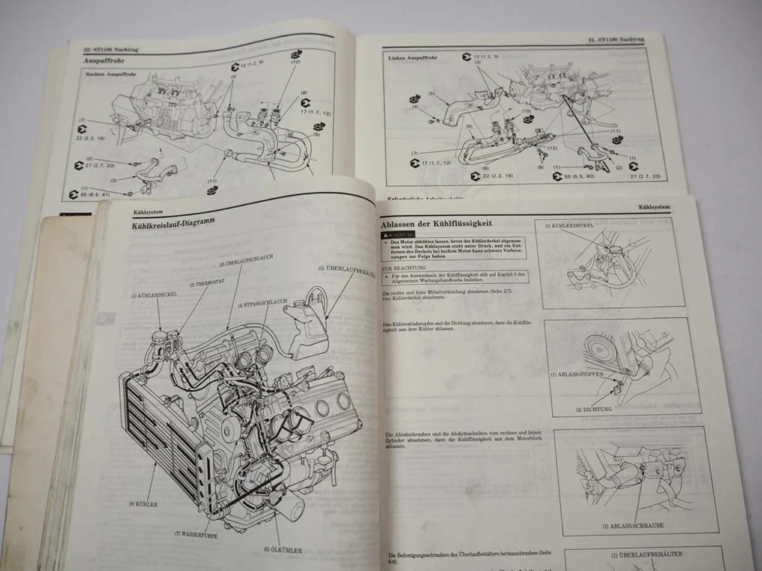 Honda ST 1100 L M Pan European SC26 Werkstatthandbuch 1990 Reparaturanleitung