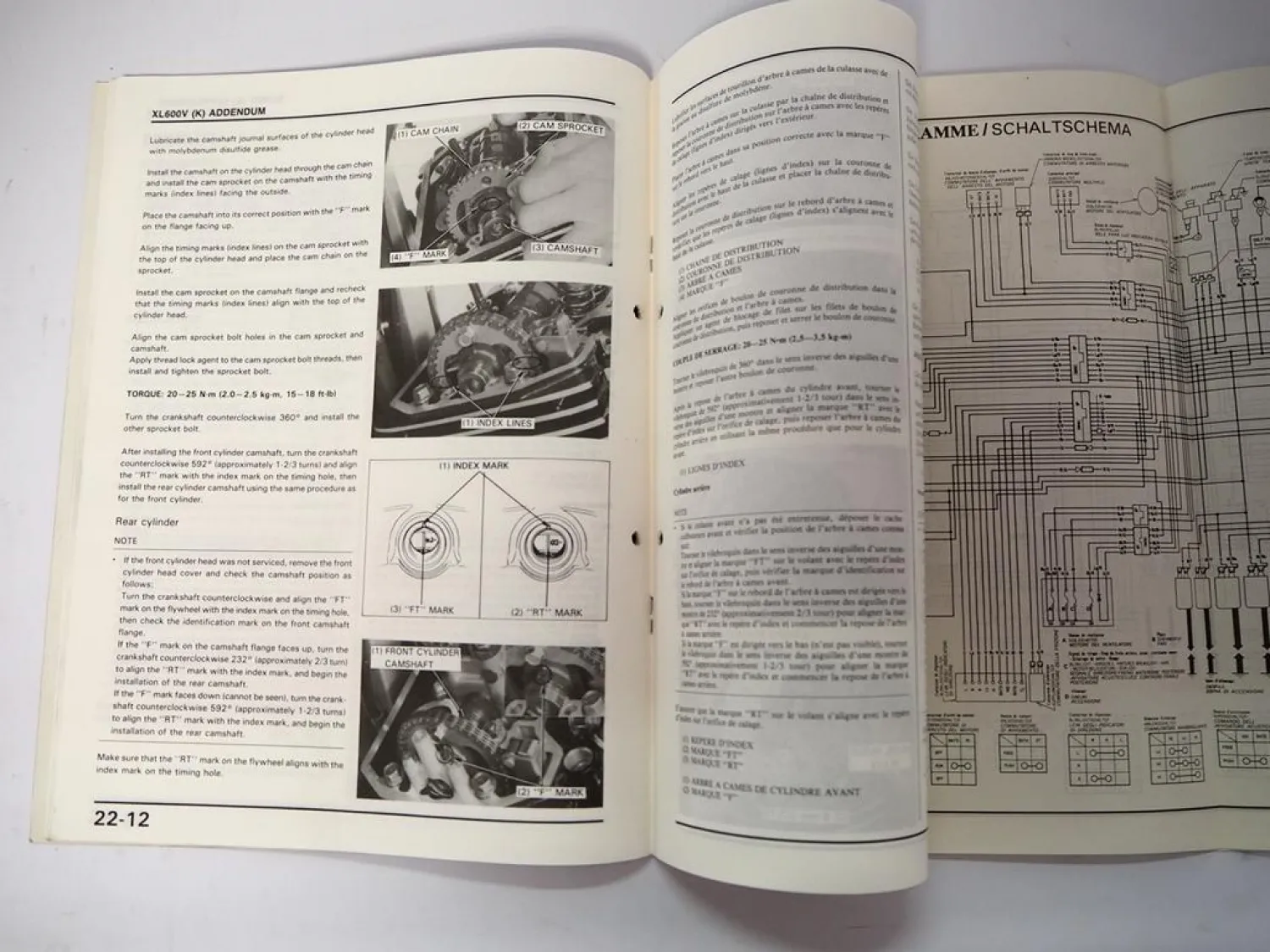 Honda Transalp XL600V K PD06 Werkstatthandbuch Reparaturhandbuch Ergänzung 1988