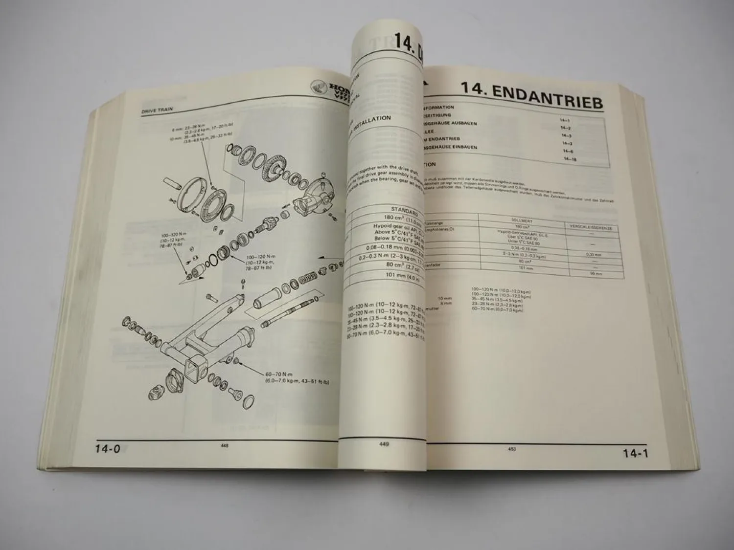 Honda VF750 Sports Custom RC07 RC09 Werkstatthandbuch 1982 Reparaturanleitung
