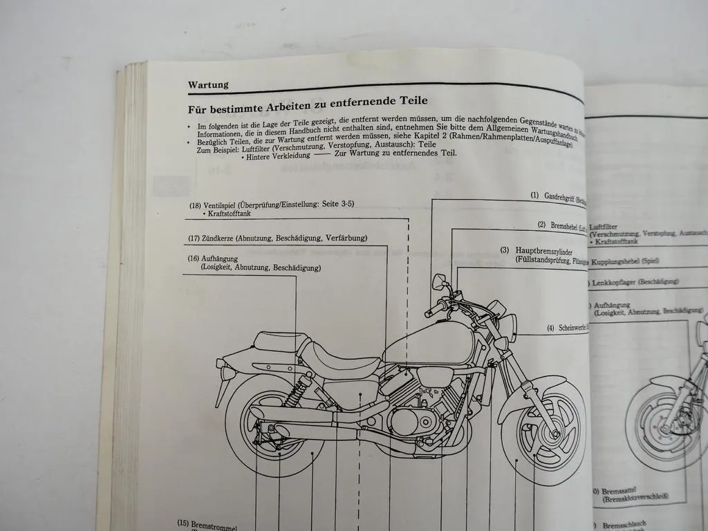 Honda VF750C VF750CP Werkstatthandbuch 1993