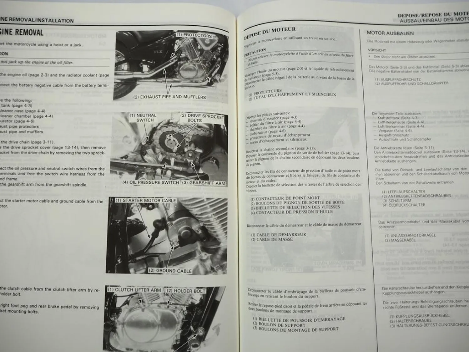 Honda VT600C Custom Shadow PC21 Werkstatthandbuch Set 1988-1995 Shop Manual