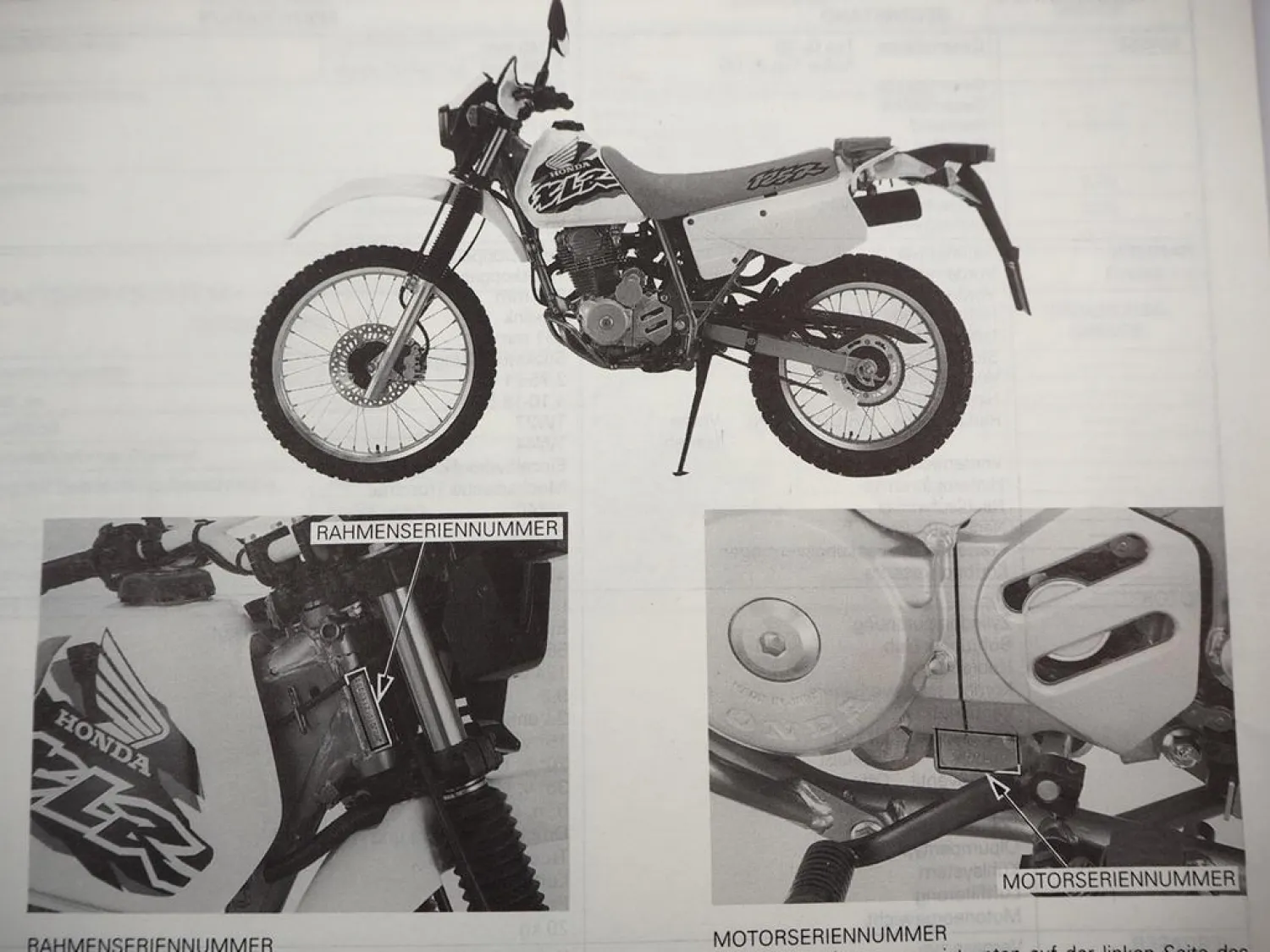 Honda XLR125R XLR125RW JD16 Werkstatthandbuch 1997 Reparaturanleitung