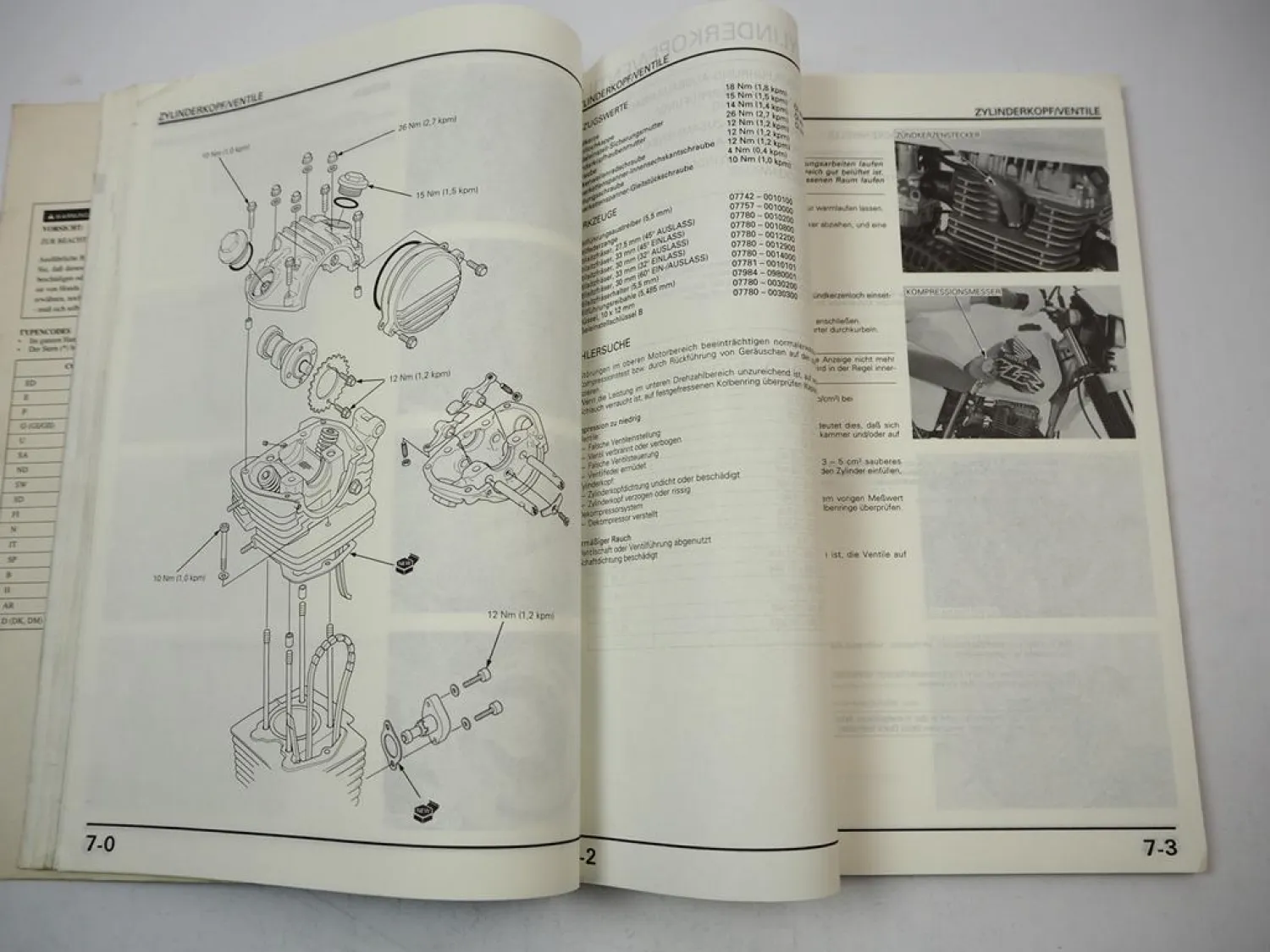 Honda XLR125R XLR125RW JD16 Werkstatthandbuch 1997 Reparaturanleitung