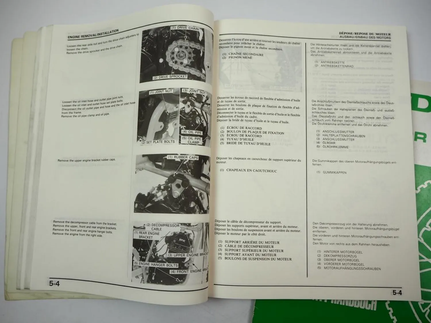 Honda XR600R Werkstatthandbuch ab 1985 Reparaturanleitung Shop Manual Manuel D´Atelier