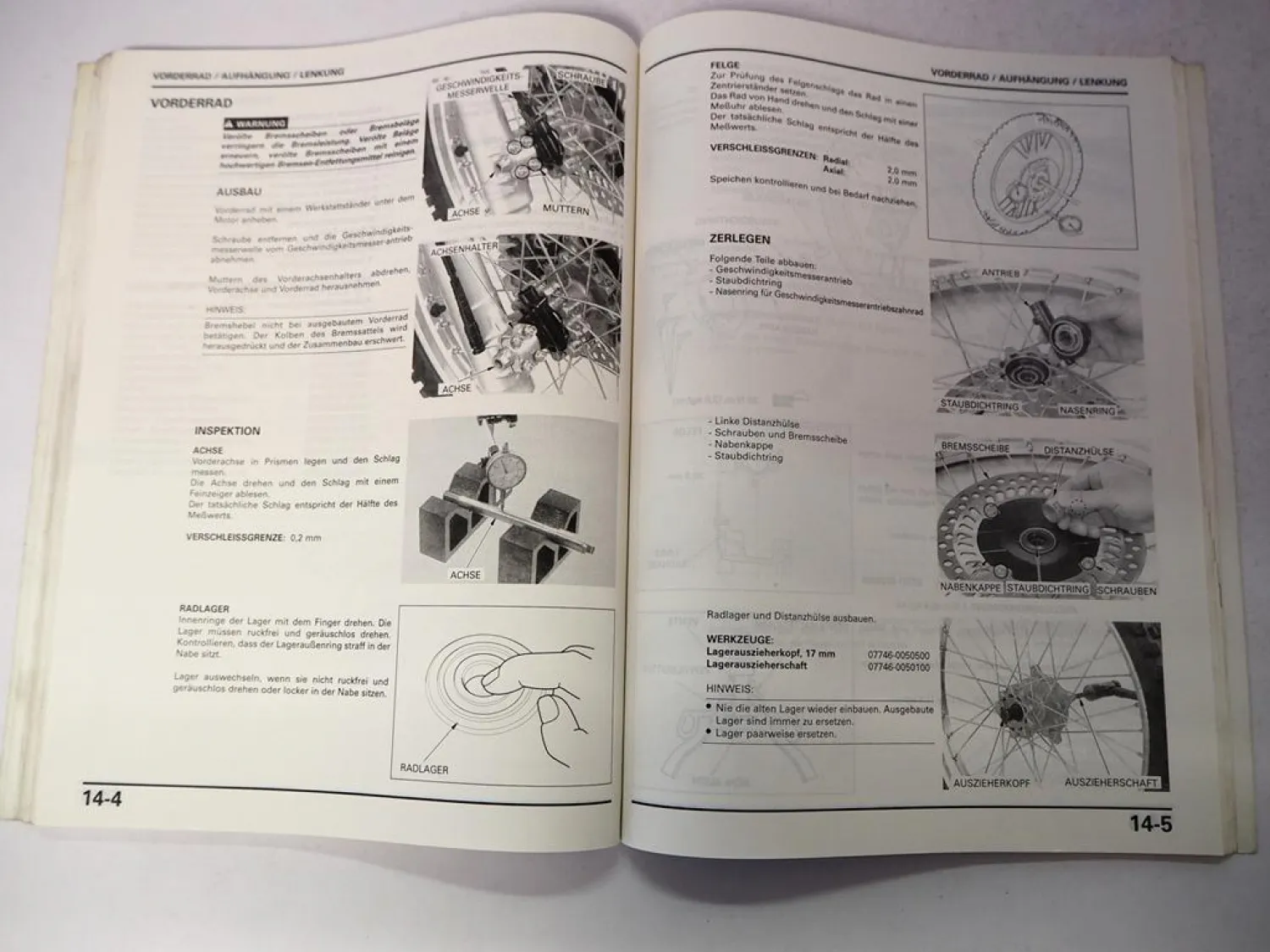 Honda XR650R Enduro Werkstatthandbuch ab2000 Original Reparaturanleitung Deutsch