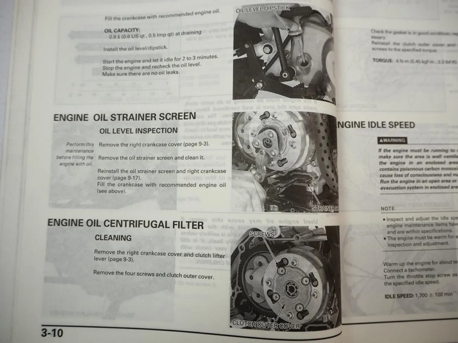 Honda XR70R Dirt Bike Shop Repair Manual & Maintenance 1996 Werkstatthandbuch in englisch