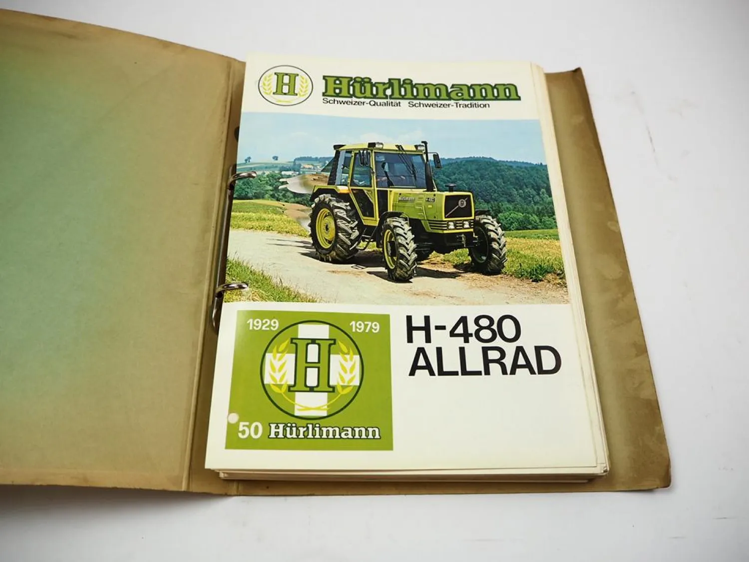 Hürlimann H-480 Schlepper Ersatzteilliste Parti di ricambio ca. 1979
