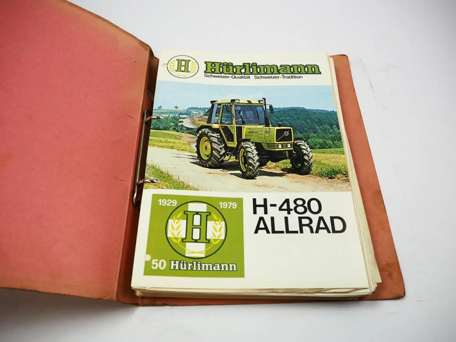 Hürlimann H-480 Schlepper Ersatzteilliste Parti di ricambio ca. 1980