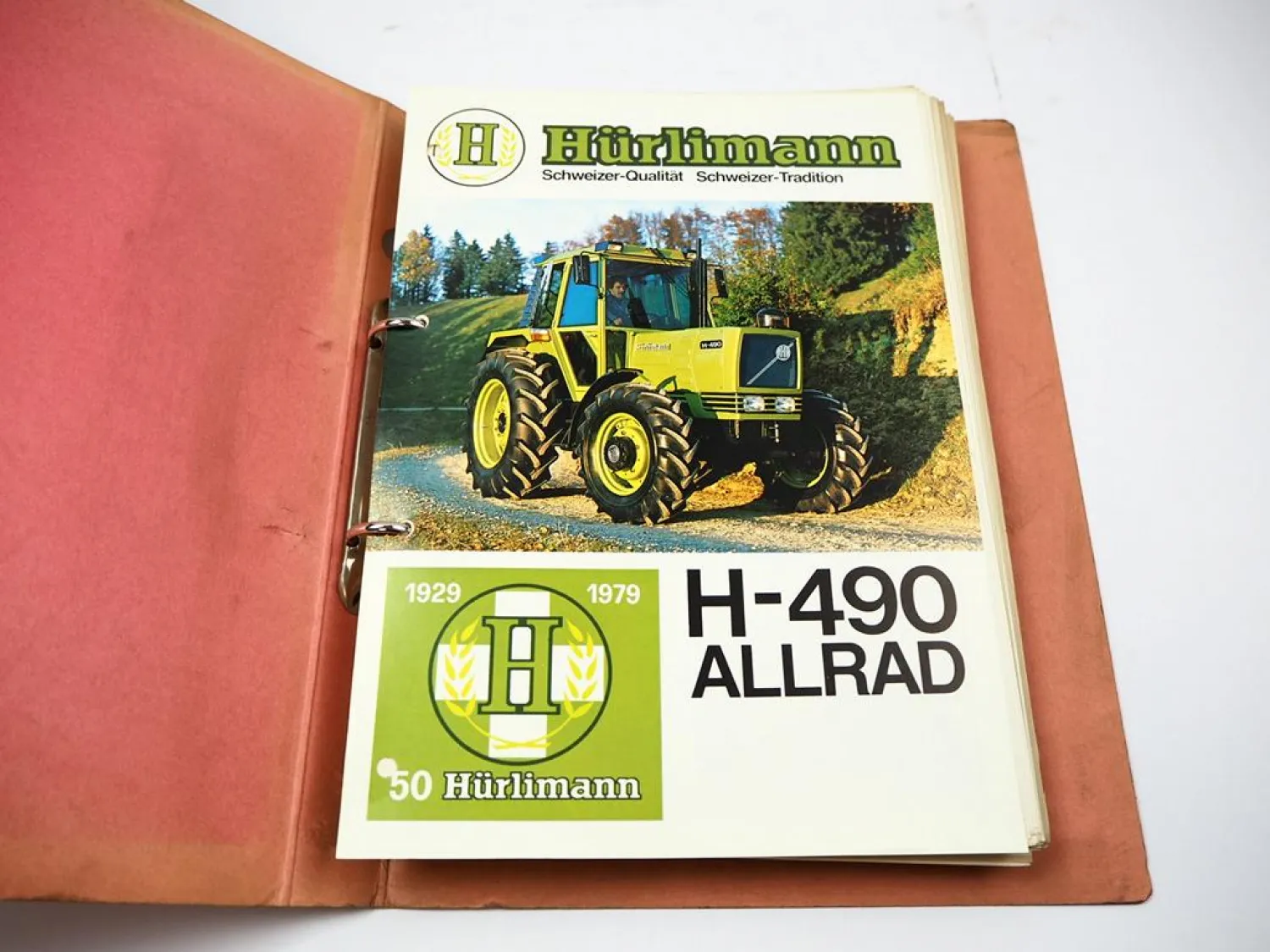 Hürlimann H-490 Schlepper Ersatzteilliste Parti di ricambio 1979