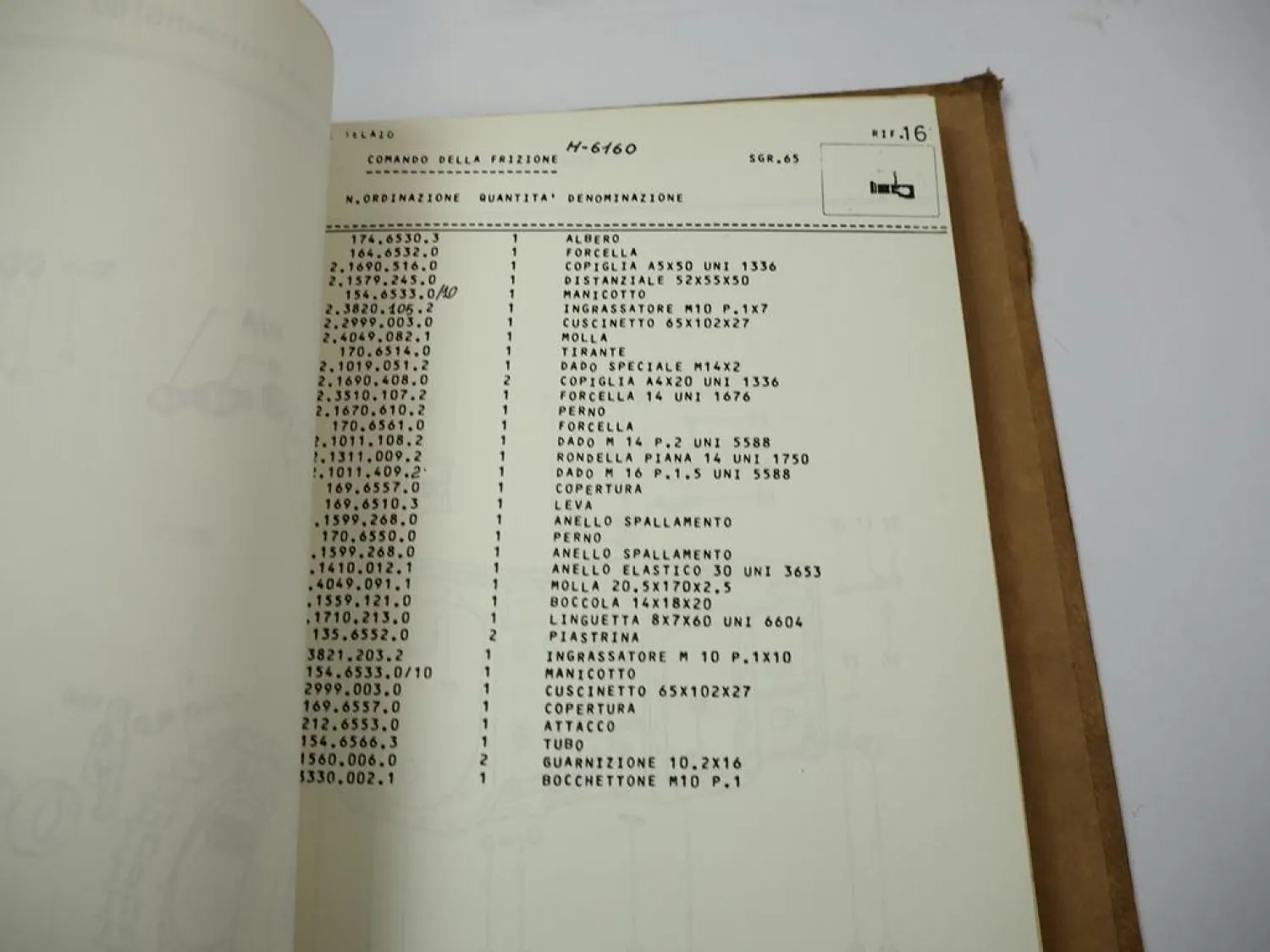 Hürlimann H-6160 Schlepper Ersatzteilliste Parti di ricambio 1979/80