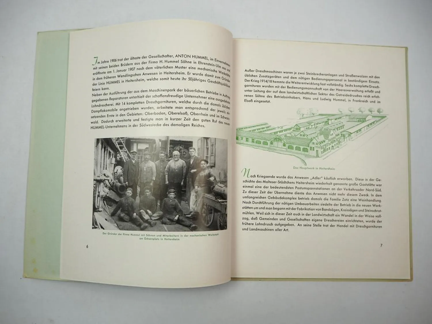 Hummel Landmaschinen Firmengeschichte Chronik Jubiläum 50 Jahre 1907 - 1957