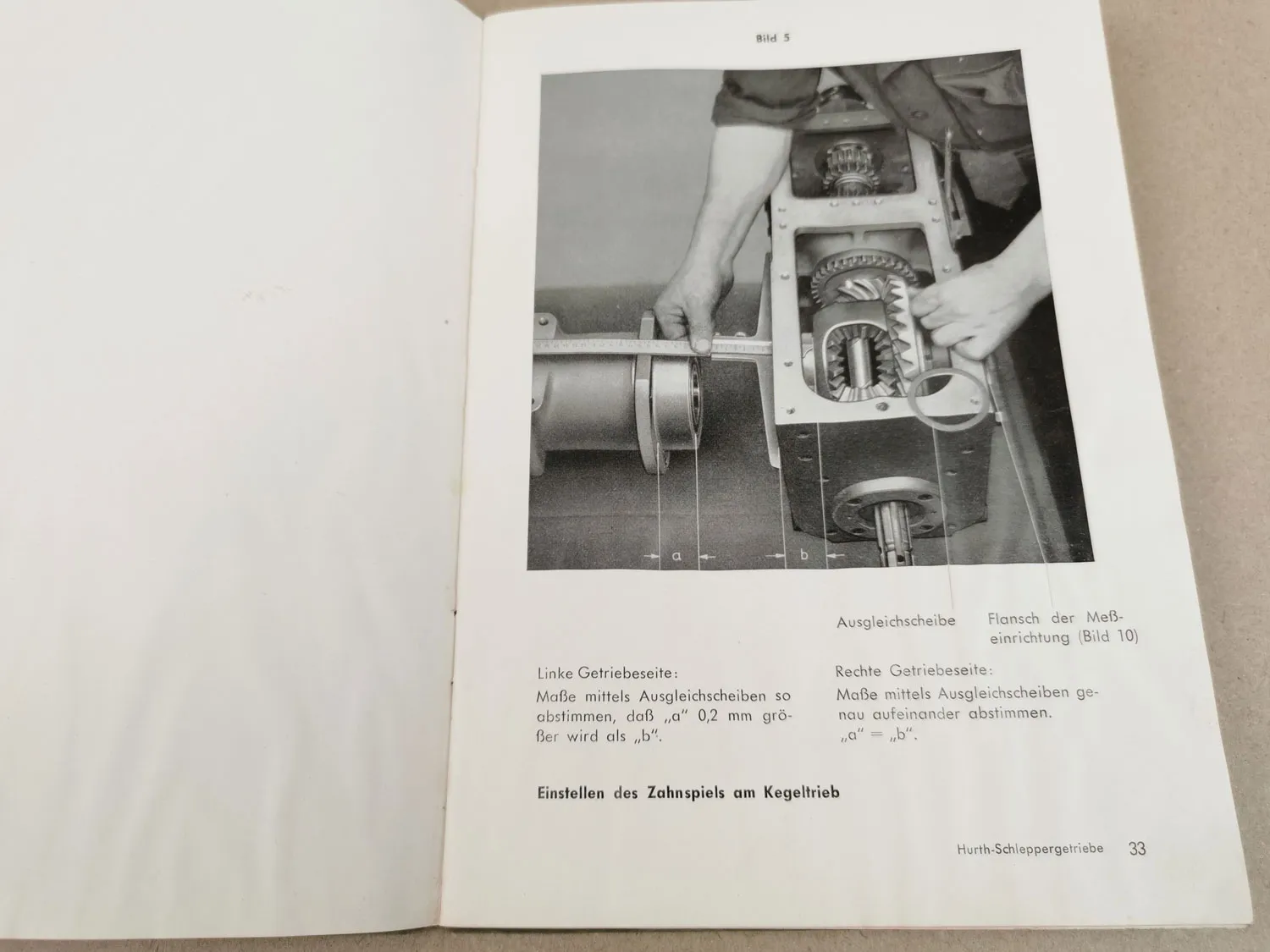 Hurth G85 Getriebe Betriebsanleitung Ersatzteilliste 1954 Eicher Schlüter