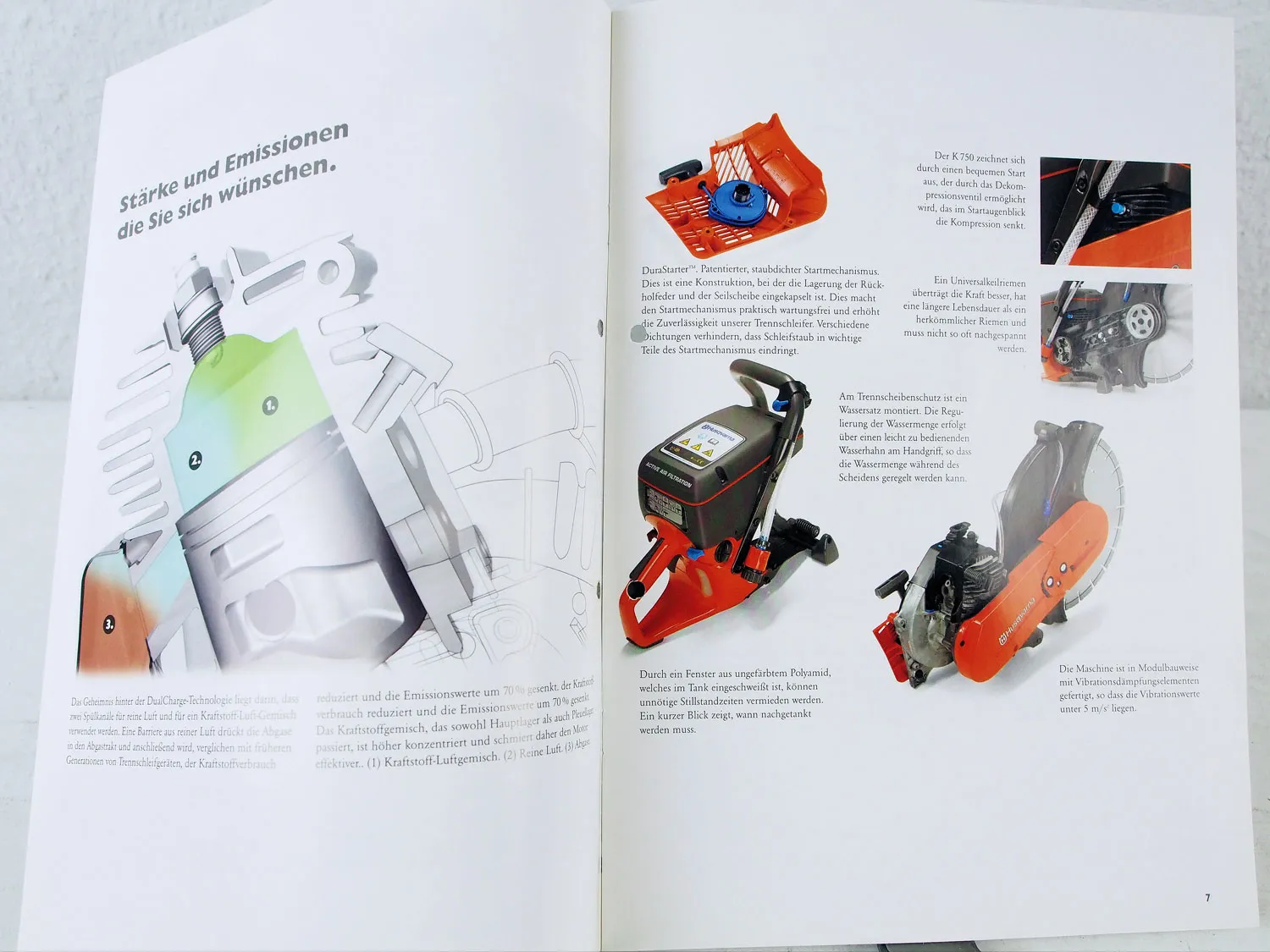 Husqvarna K960 Trennschleifer Werkstatthandbuch Prospekt Technische Unterlagen
