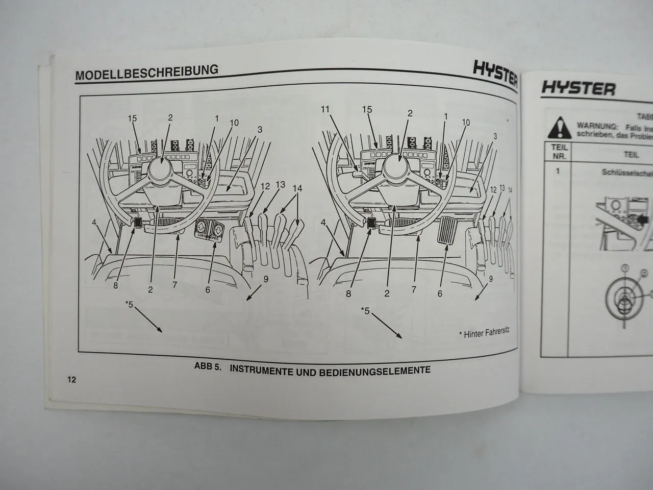 Hyster J 1.60 1.80 2.00 XMT Gabelstapler G160 Bedienungsanleitung 1997