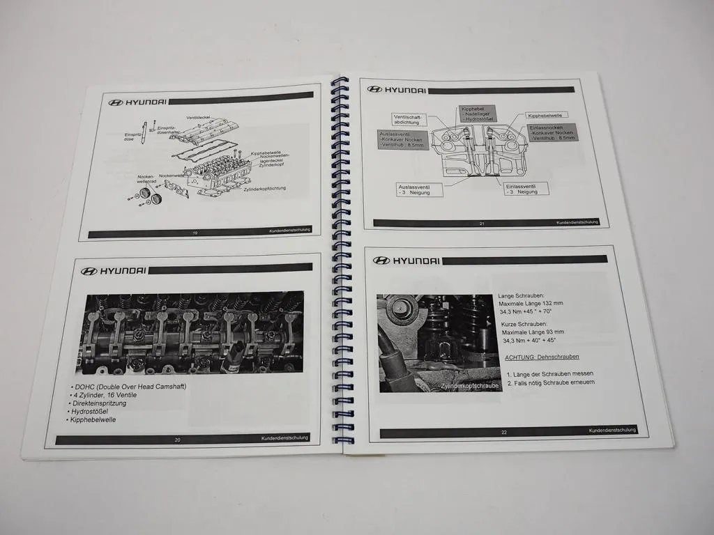 Hyundai HP Terracan Modelljahrschulung 2002 Kundendienst