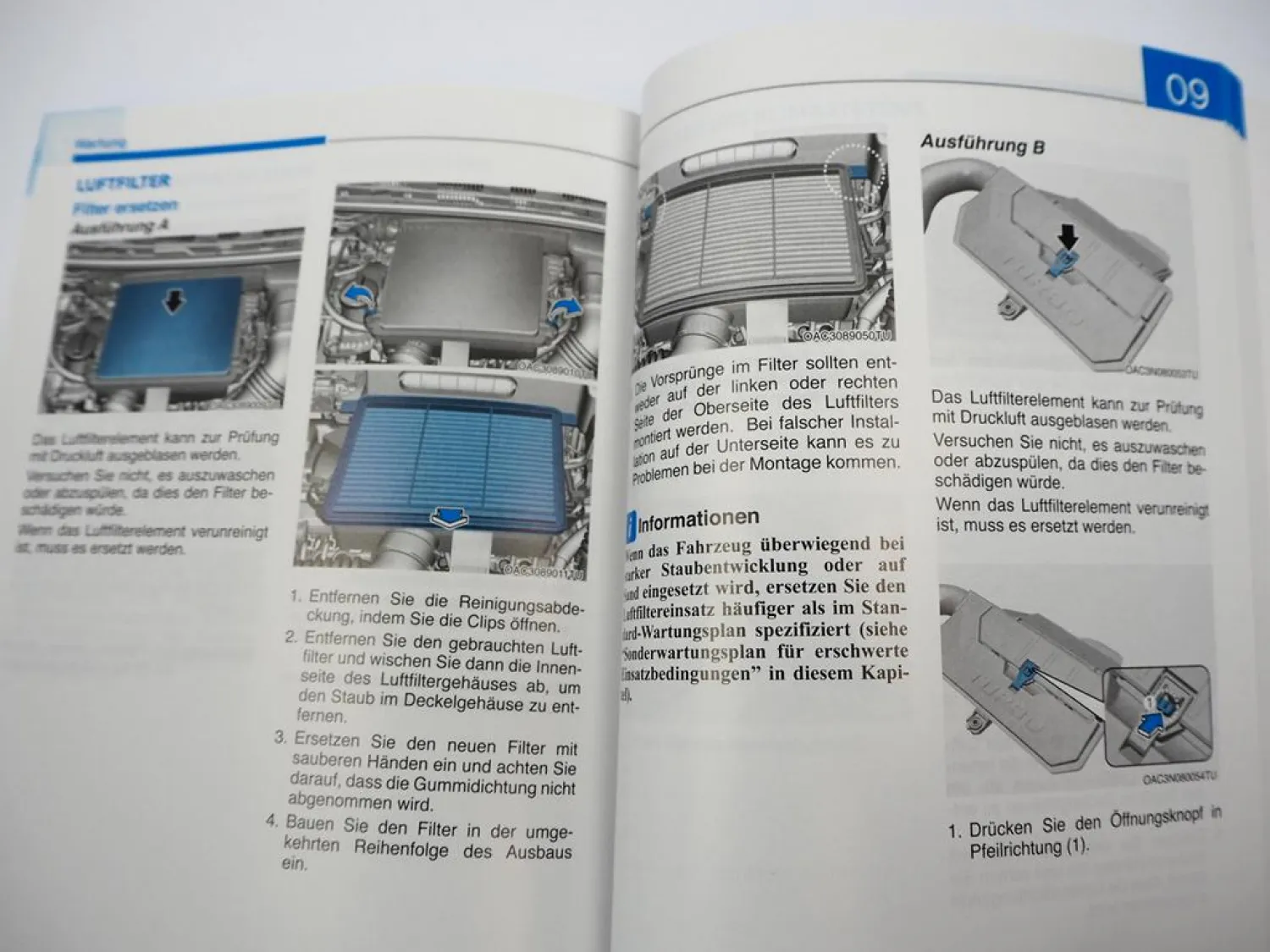 Hyundai i10 Betriebsanleitung Bedienungsanleitung Bordbuch 9/2024 Deutsch