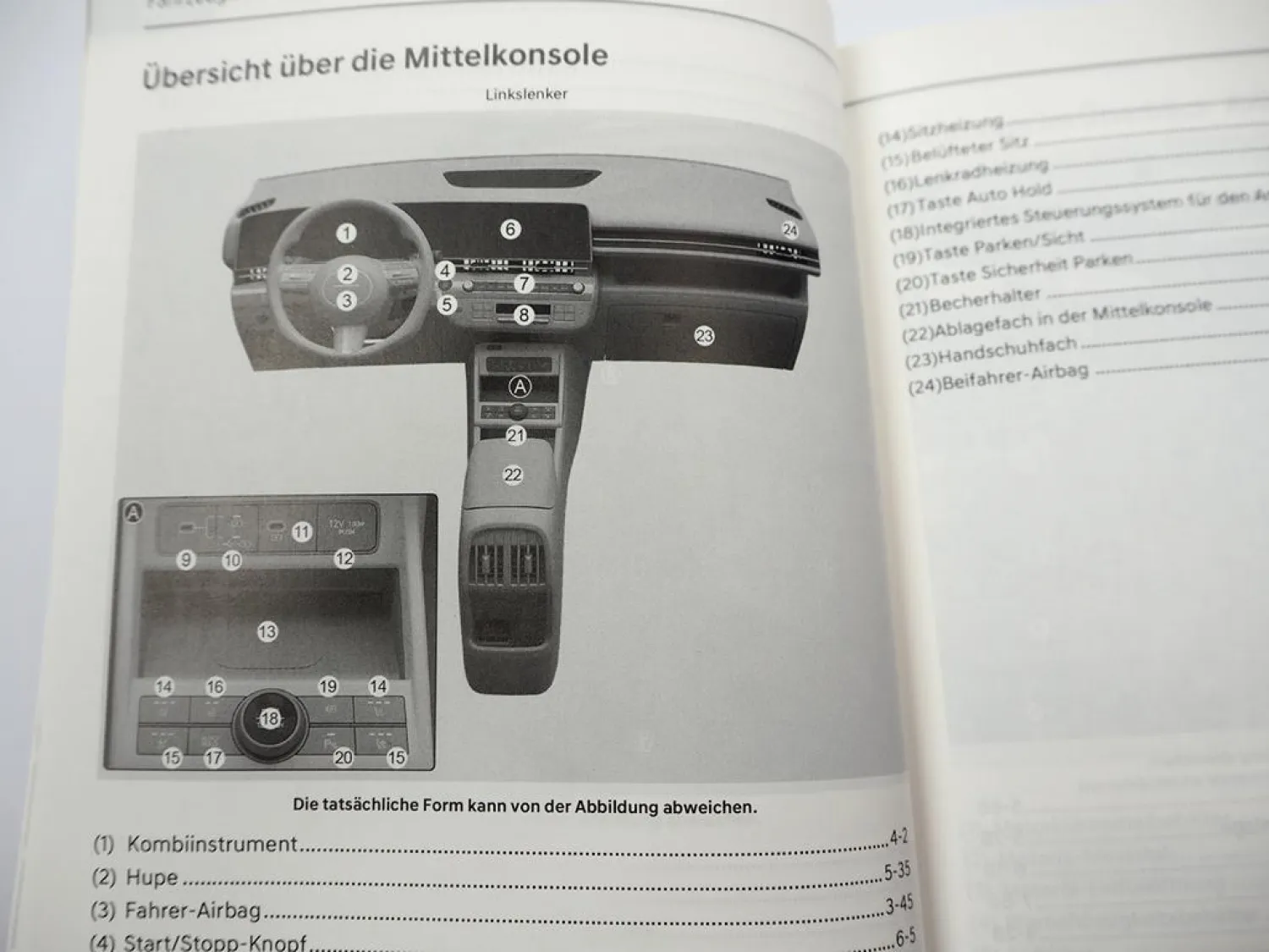 Hyundai KONA Hybrid N Line SUV Betriebsanleitung Bedienung 2023 Bordbuch Deutsch
