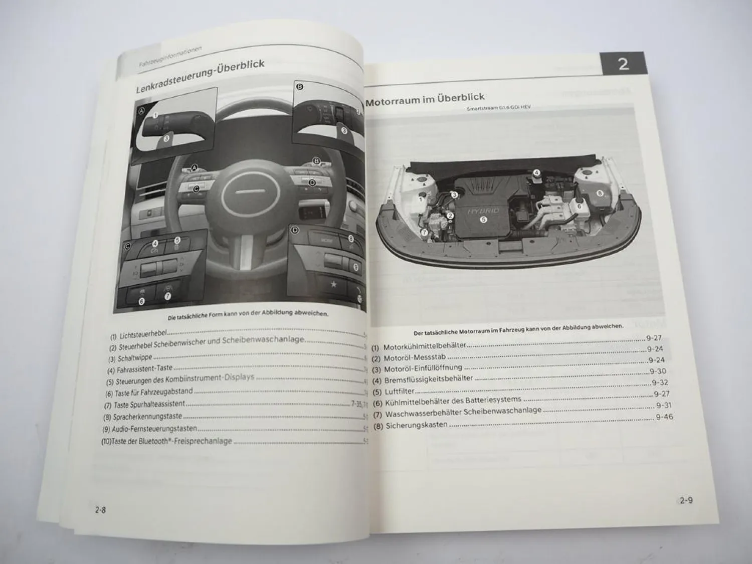Hyundai KONA Hybrid N Line SUV Betriebsanleitung Bedienung 2023 Bordbuch Deutsch