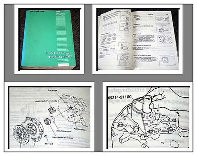 Hyundai Lantra Elantra ab 1995 Werkstatthandbuch Reparaturanleitung