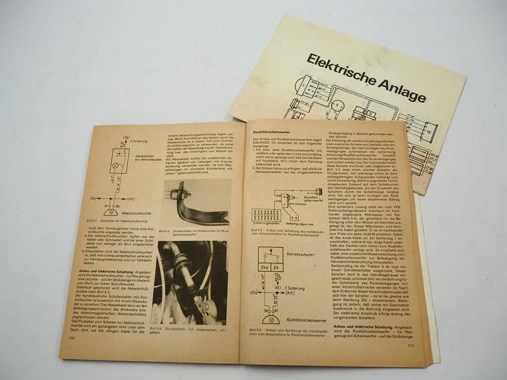 Ich fahre einen Trabant 601 Standard S de luxe universal Reparaturhandbuch 1980