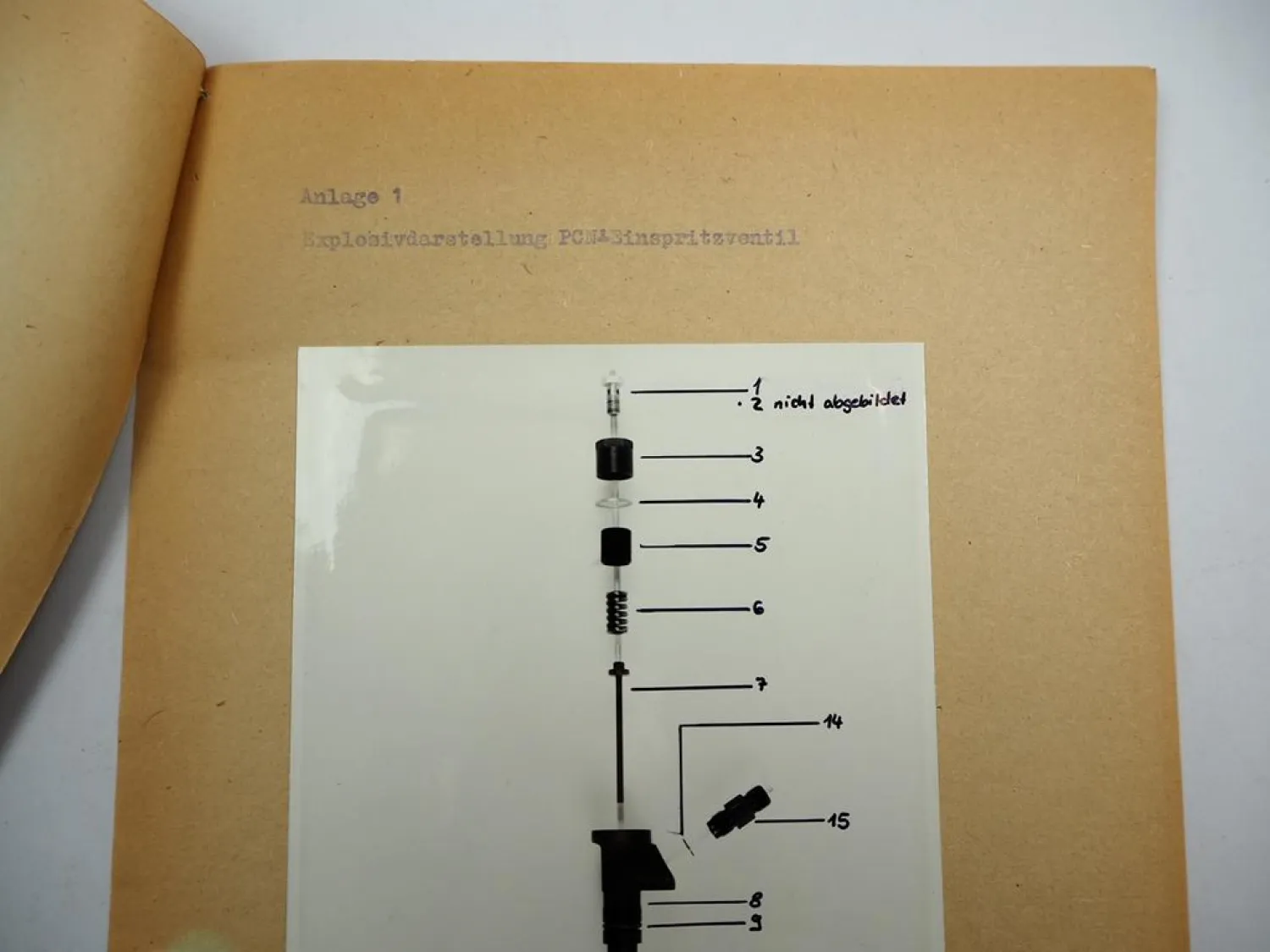 IFA Motor VD 13,5 /12 SRF Einspritzventil PCN Kundendienstmitteilung 1987