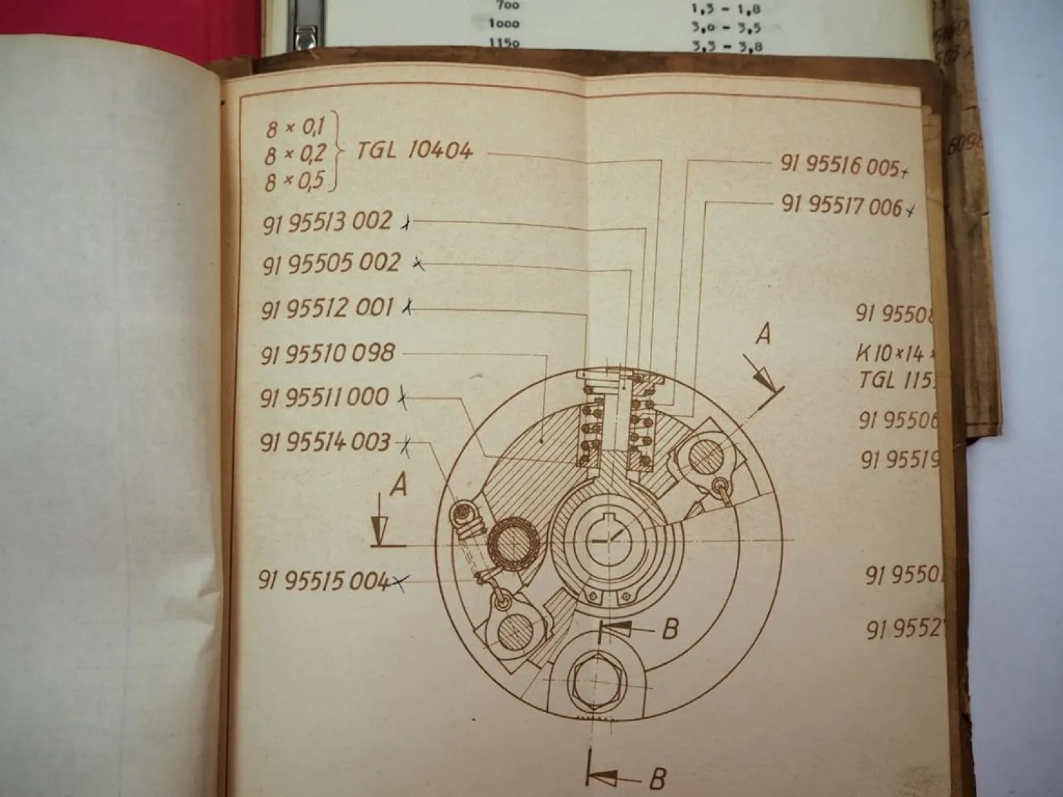 IFA Motoren Barkas Robur Einspritzpumpe Spritzversteller Ersatzteilliste Daten