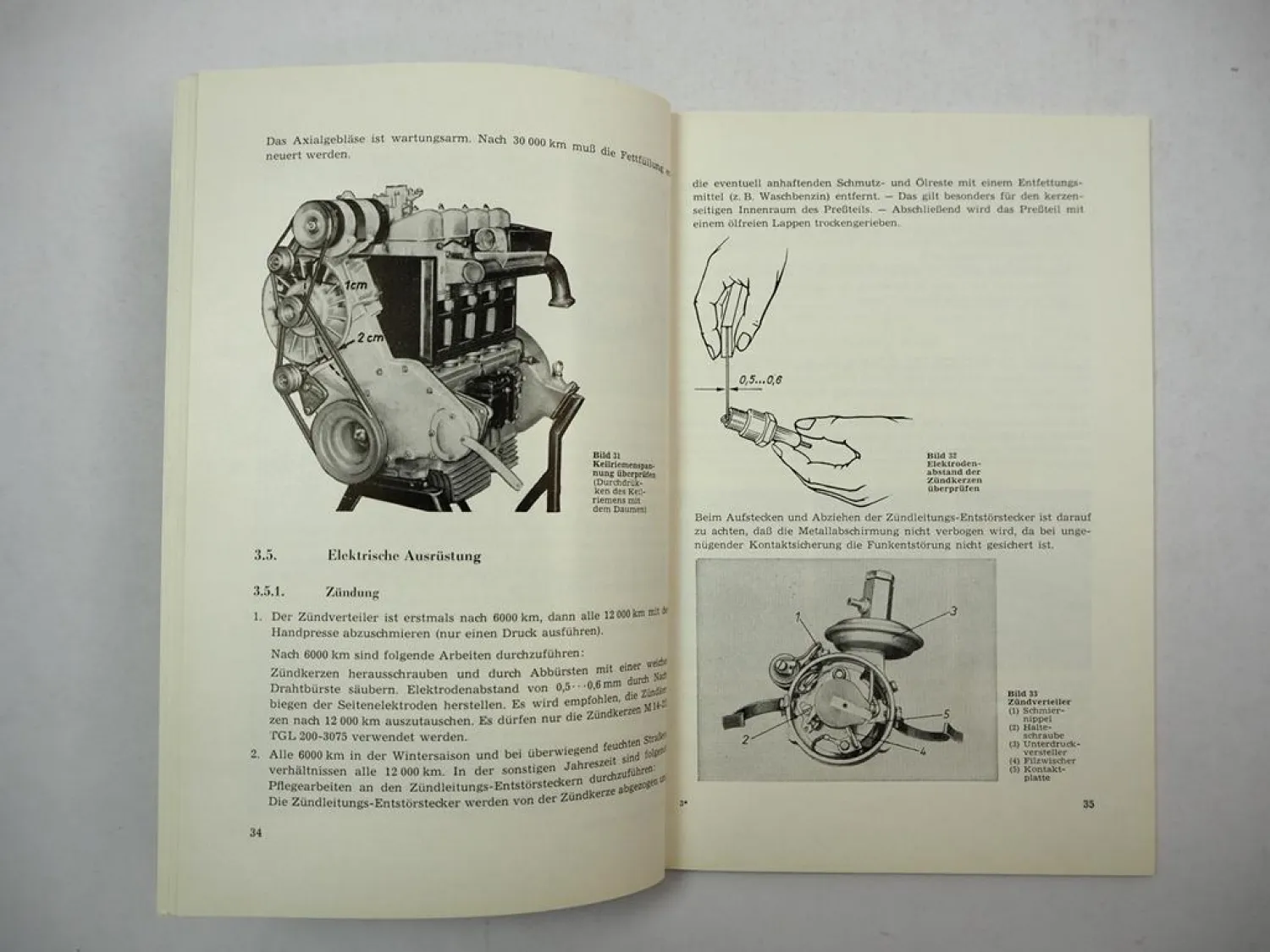 IFA Robur LO3000 LO 3000 A Lastkraftwagen Betriebsanleitung Wartung 1975