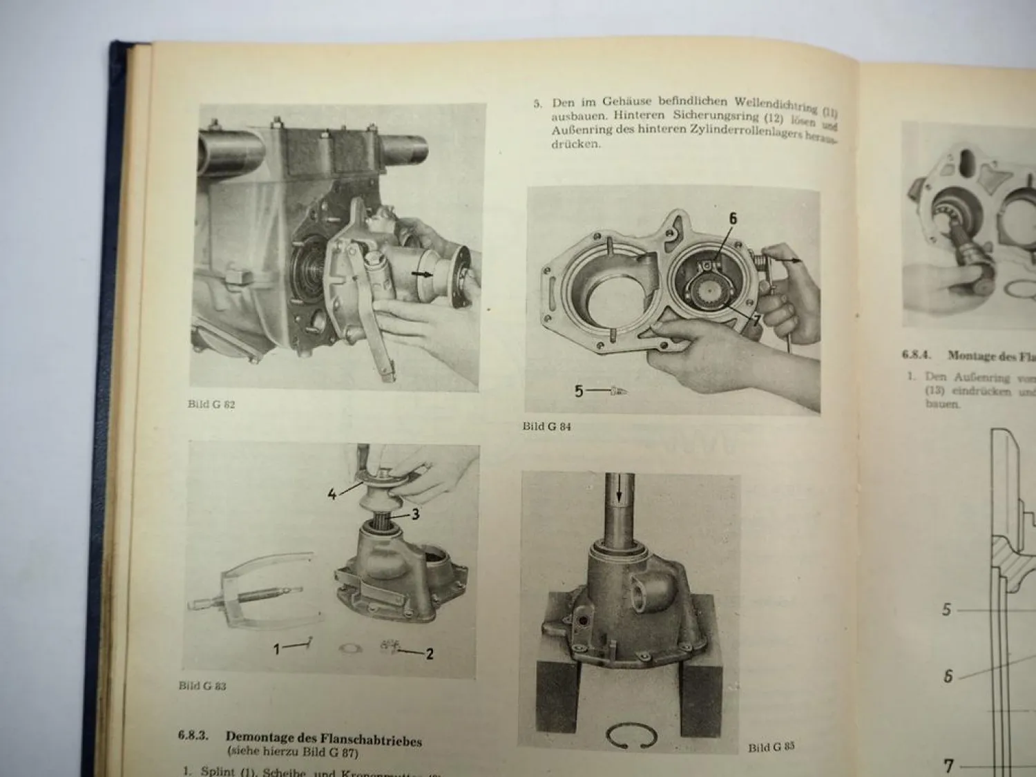 IFA W50 W50L Lastkraftwagen Werkstatthandbuch Reparaturhandbuch 1970er Jahre