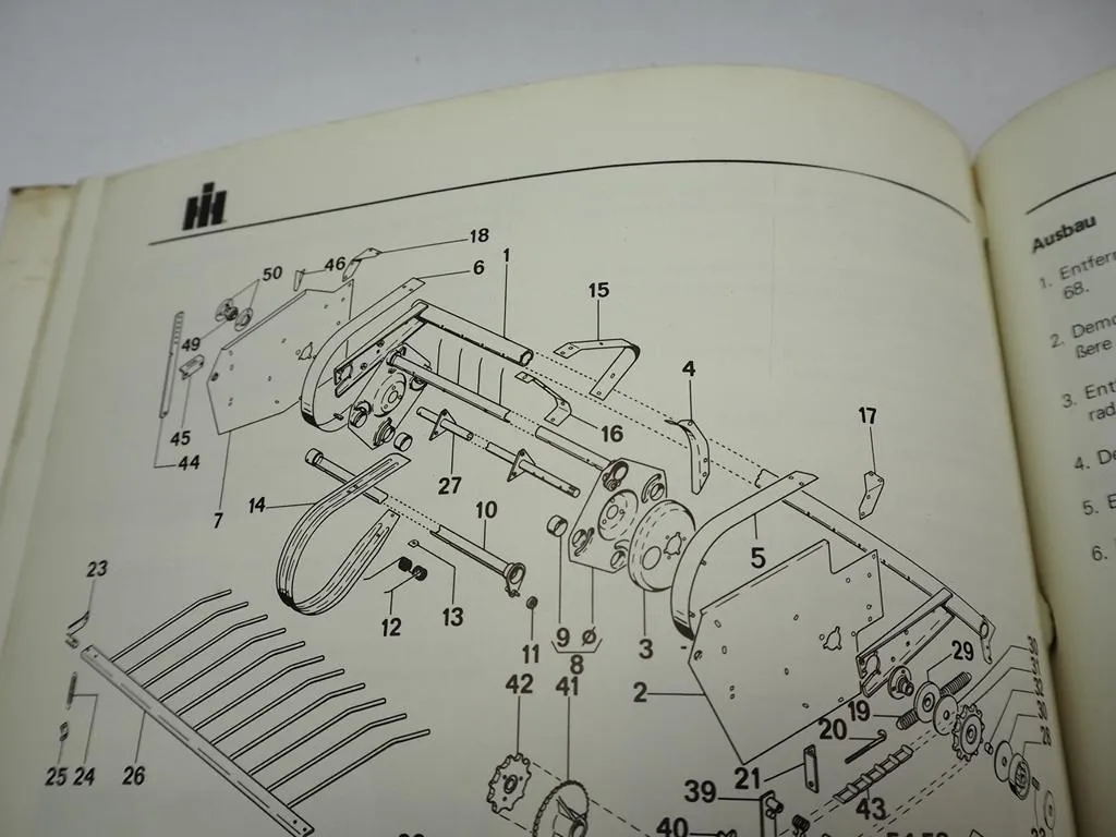 IHC 422 Pick-UP Ballenpresse Sammelpresse Werkstatthandbuch Reparatur1976