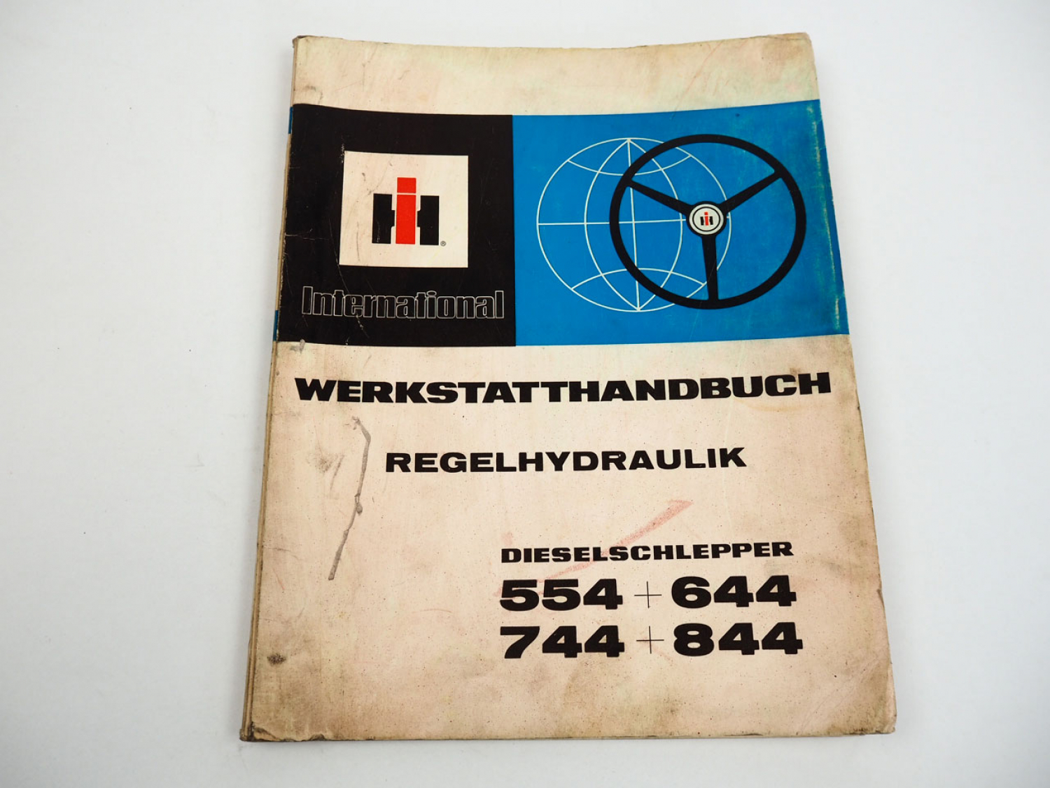 IHC 554 644 744 844 Regelhydraulik Werkstatthandbuch 1974 ...