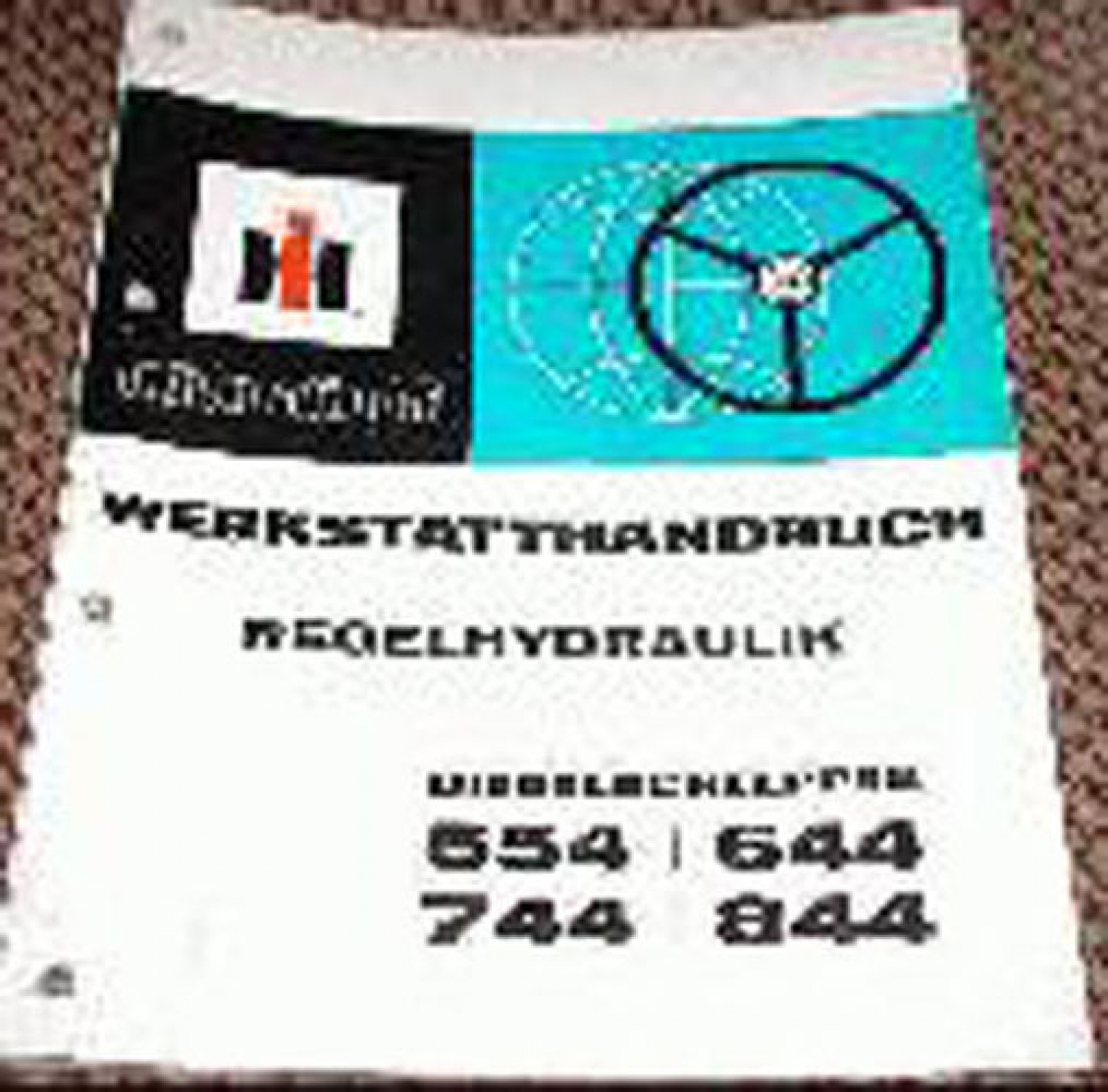 IHC 554 644 744 844 Reparaturhandbuch Regelhydraulik ...