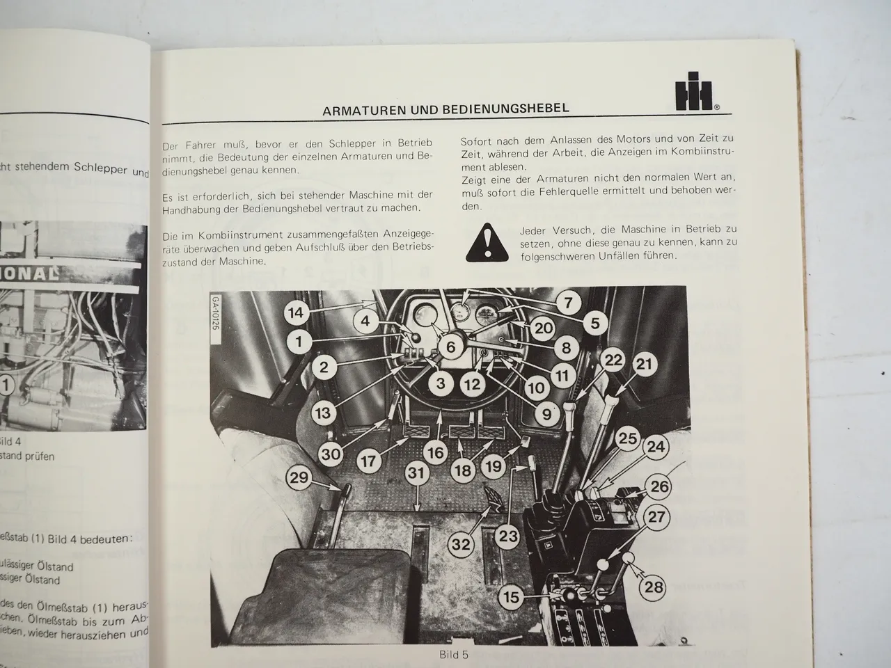 IHC 955XL 1055XL Schlepper Betriebsanleitung 1981 + Richtzeitenliste 1978