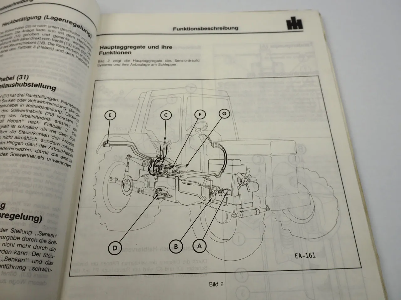 IHC Schlepper B und C Familie Sens O Draulic Werkstatthandbuch Reparatur 1983