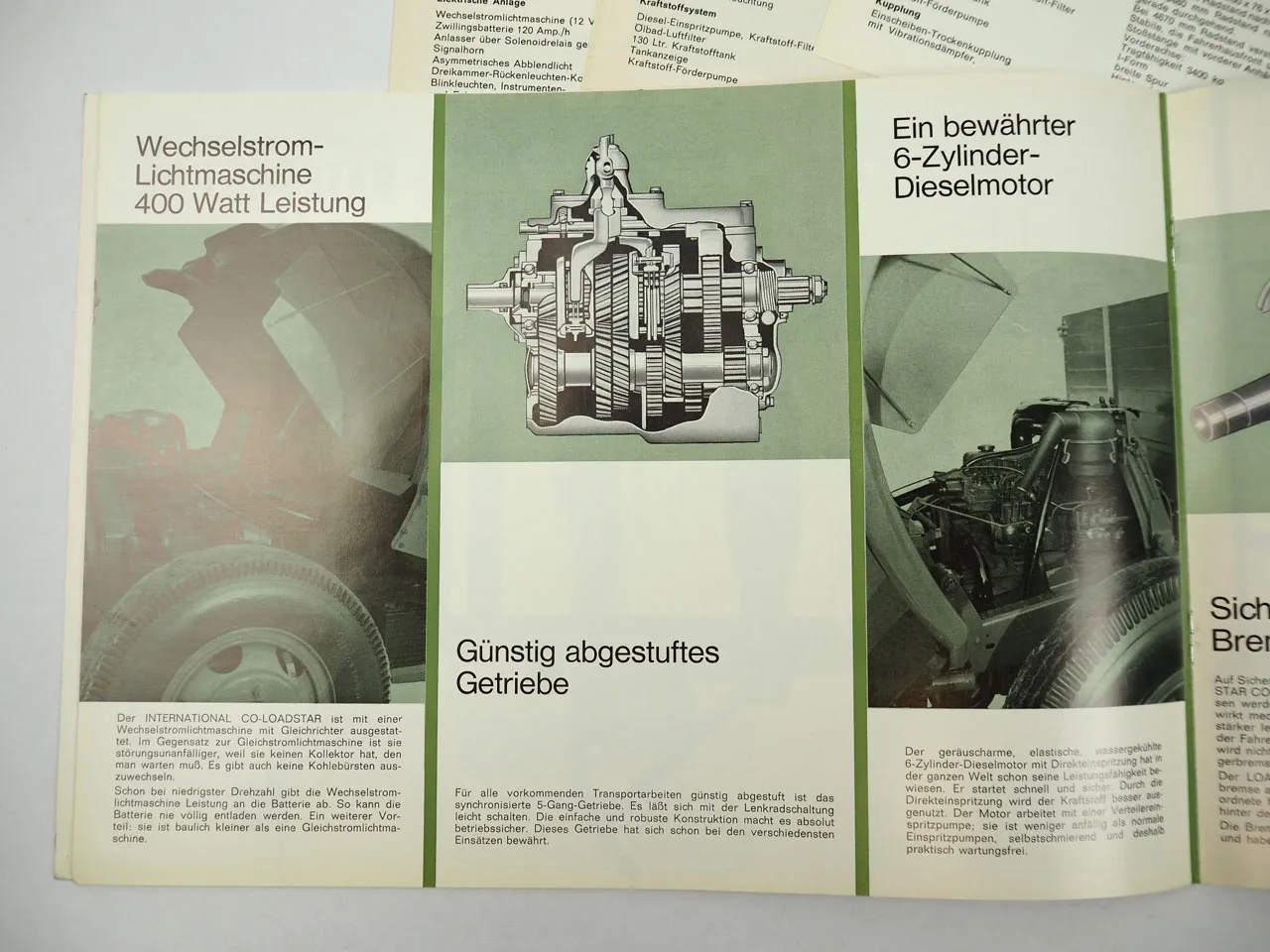 IHC CO 1600 1700 Loadstar LKW Pritschenwagen Prospekt ca. 1965