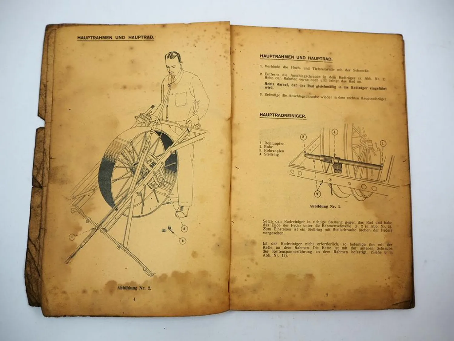 IHC Deering 6T Zapfwellenbinder Betriebsanleitung Ersatzteilliste 1937